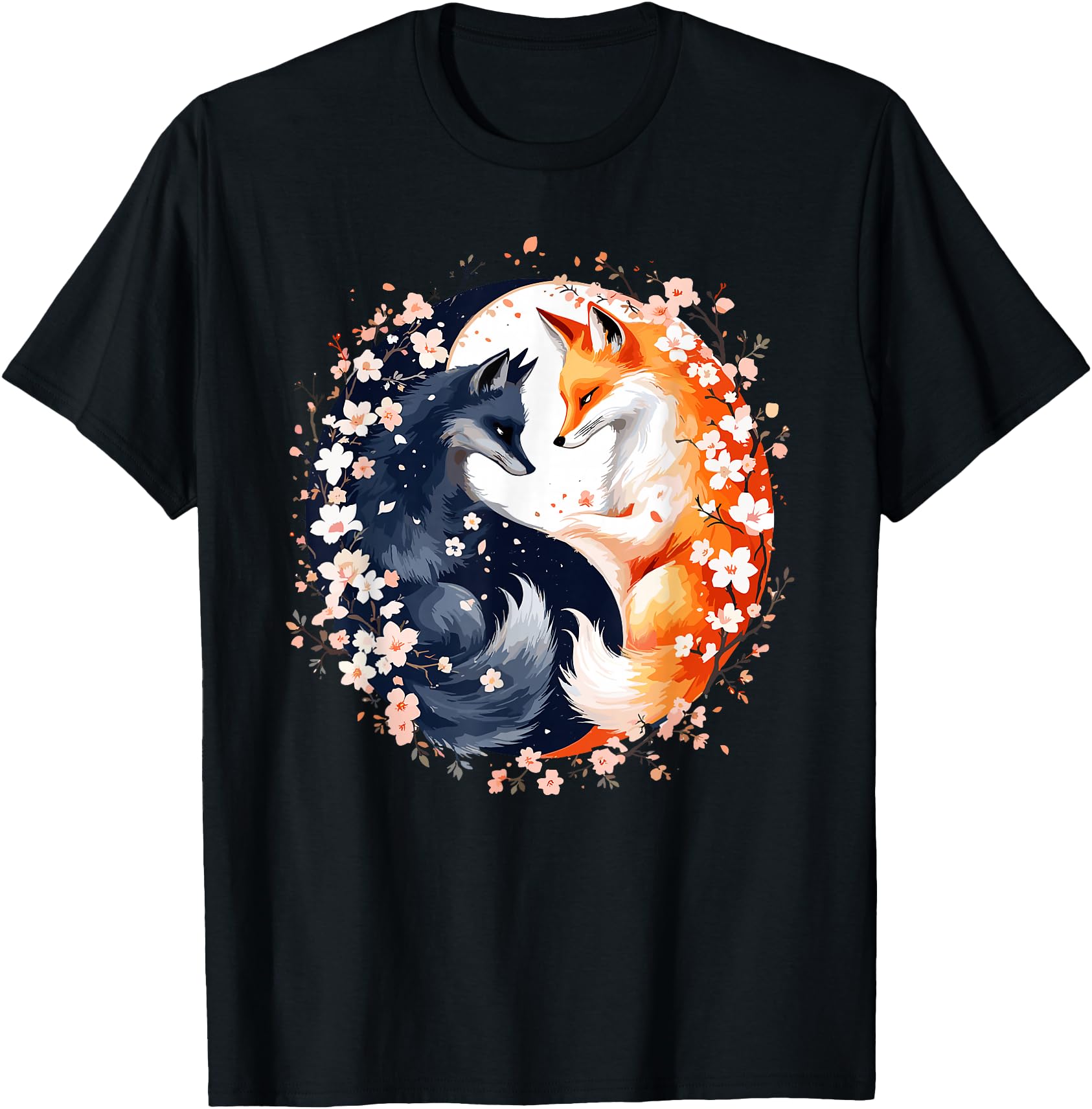 Kitsune Fox, Japanese Blossom & Anime, Kitsune
