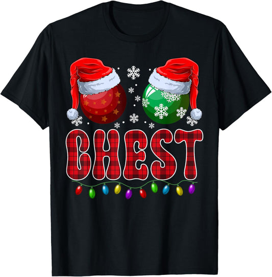 Chest Nuts Matching Chestnuts Funny Christmas Couples Xmas