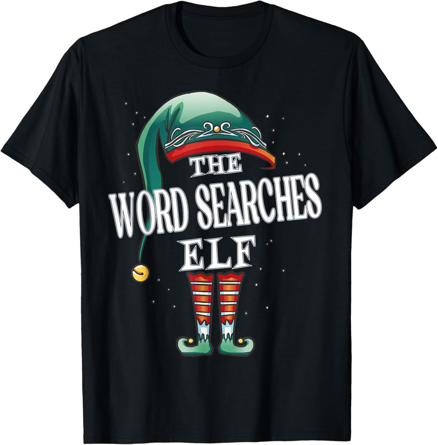 Word Searches Elf Christmas Group Xmas Pajama Party