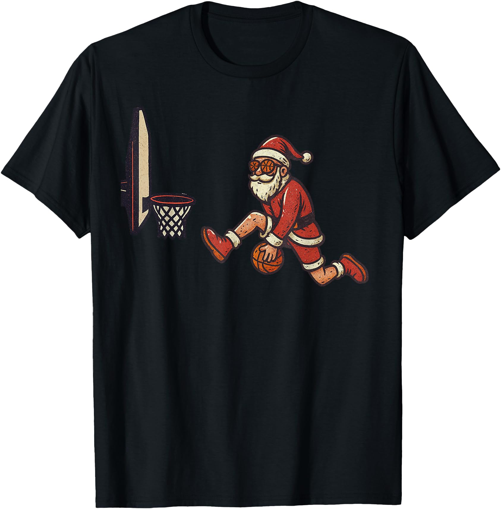 Basketball Christmas Funny Santa Xmas