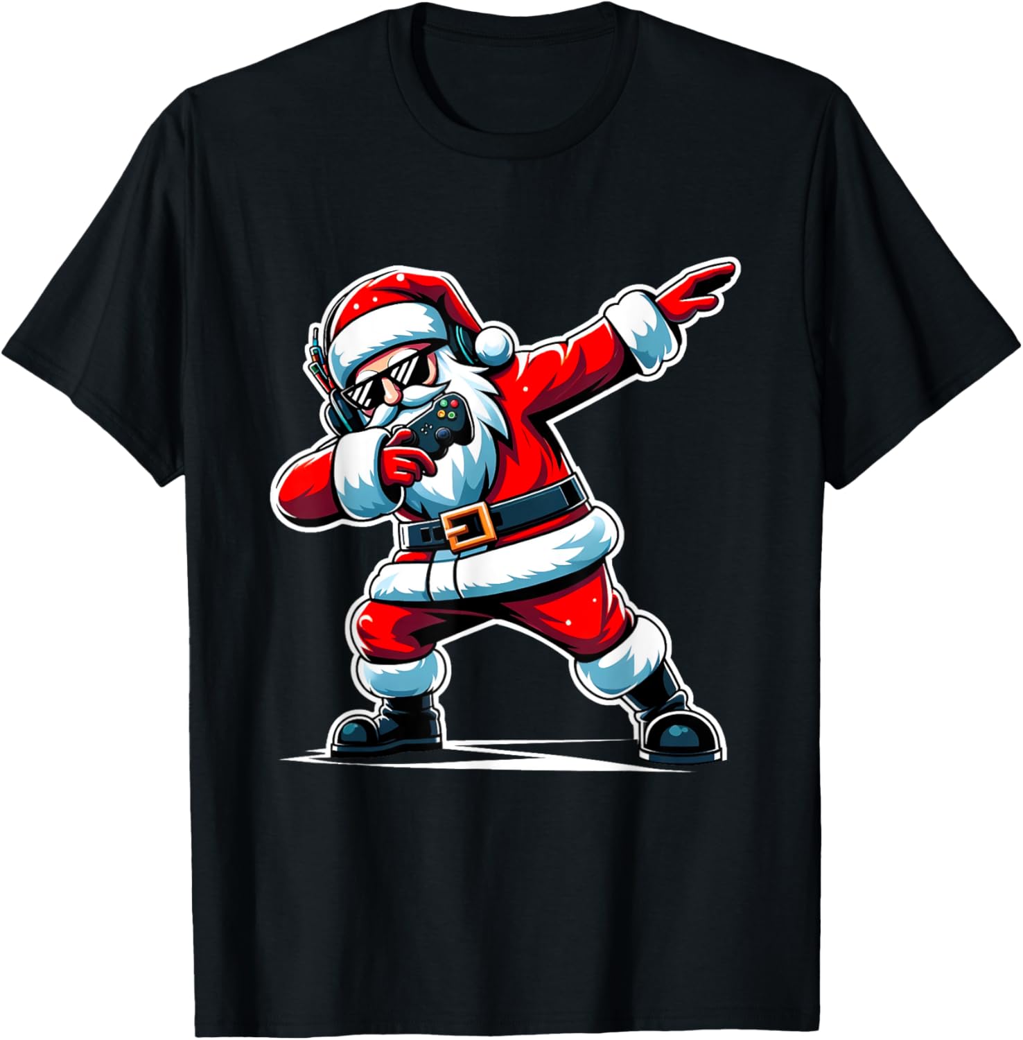 Dabbing Santa Claus Christmas Tree Lights Boys Kids Dab Xmas