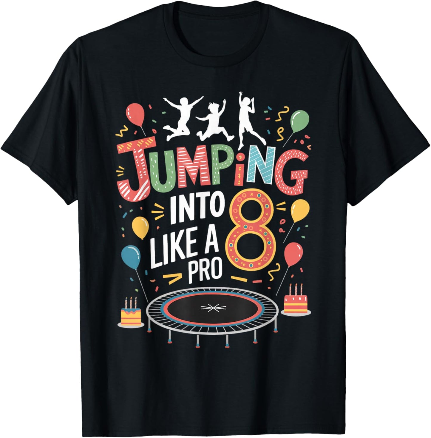 Jumping Into 8 Birthday Party Trampolining Trampoline