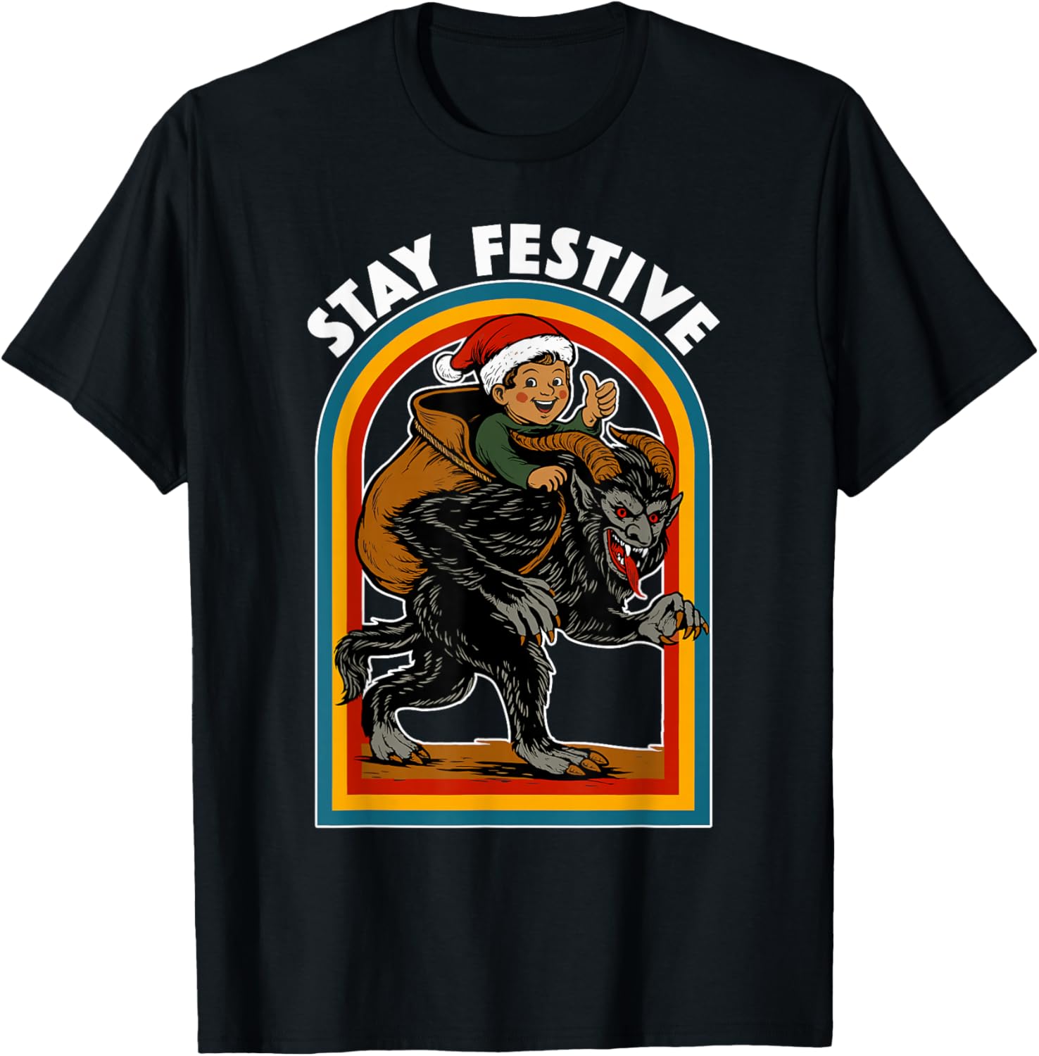 Sarcastic Festive Christmas Men Women Kids Funny Krampus