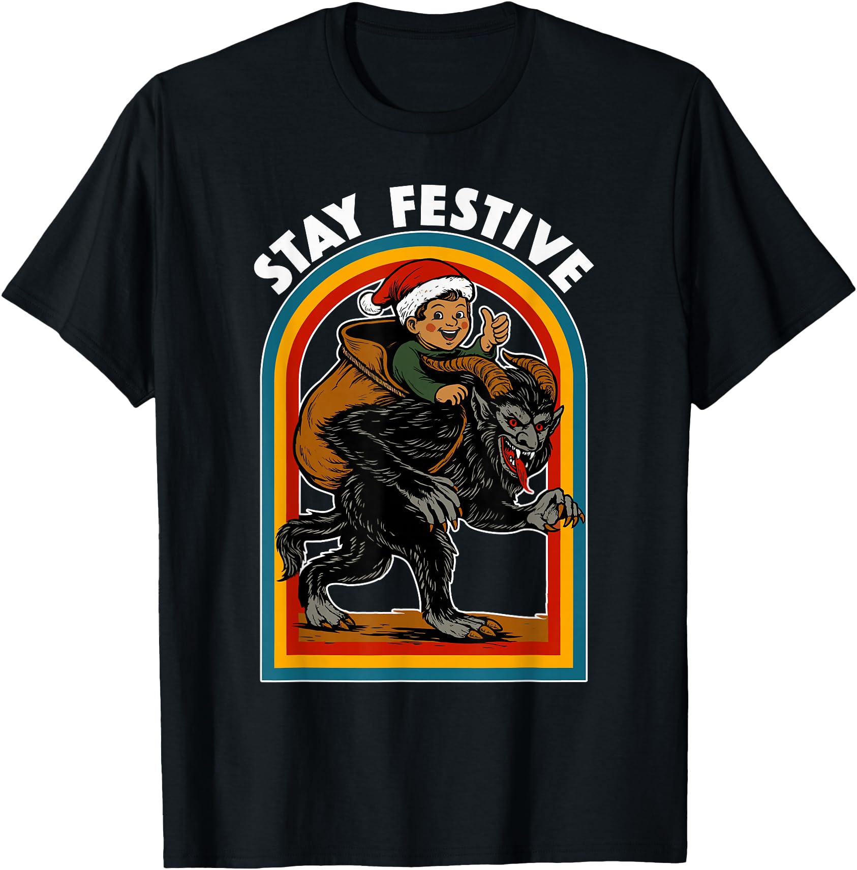 Sarcastic Festive Christmas Men Women Funny Krampus