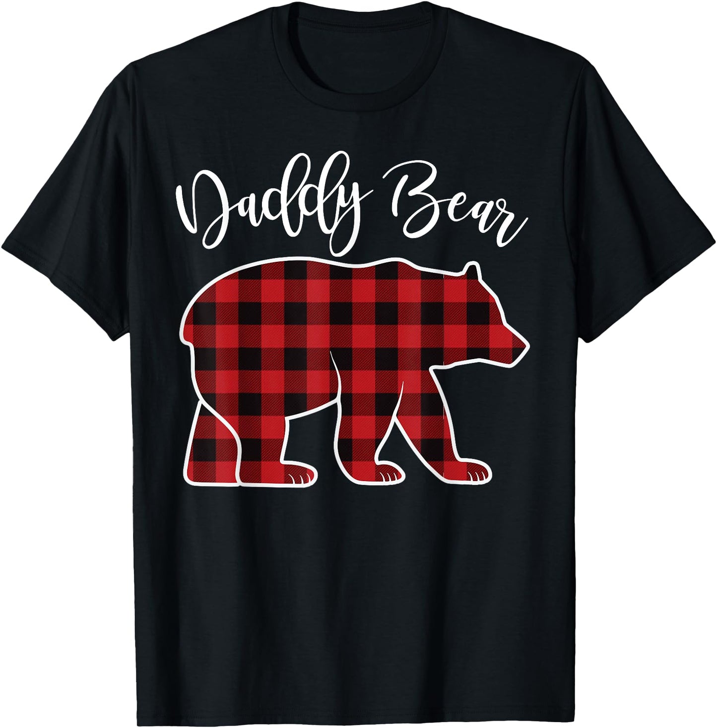 Daddy Dad Bear Pajama Red Buffalo Xmas Family Christmas