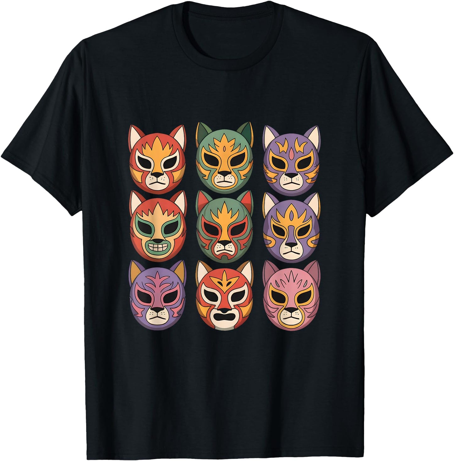 Lucha Libre Cat Mask Funny Luchador Mask Gato