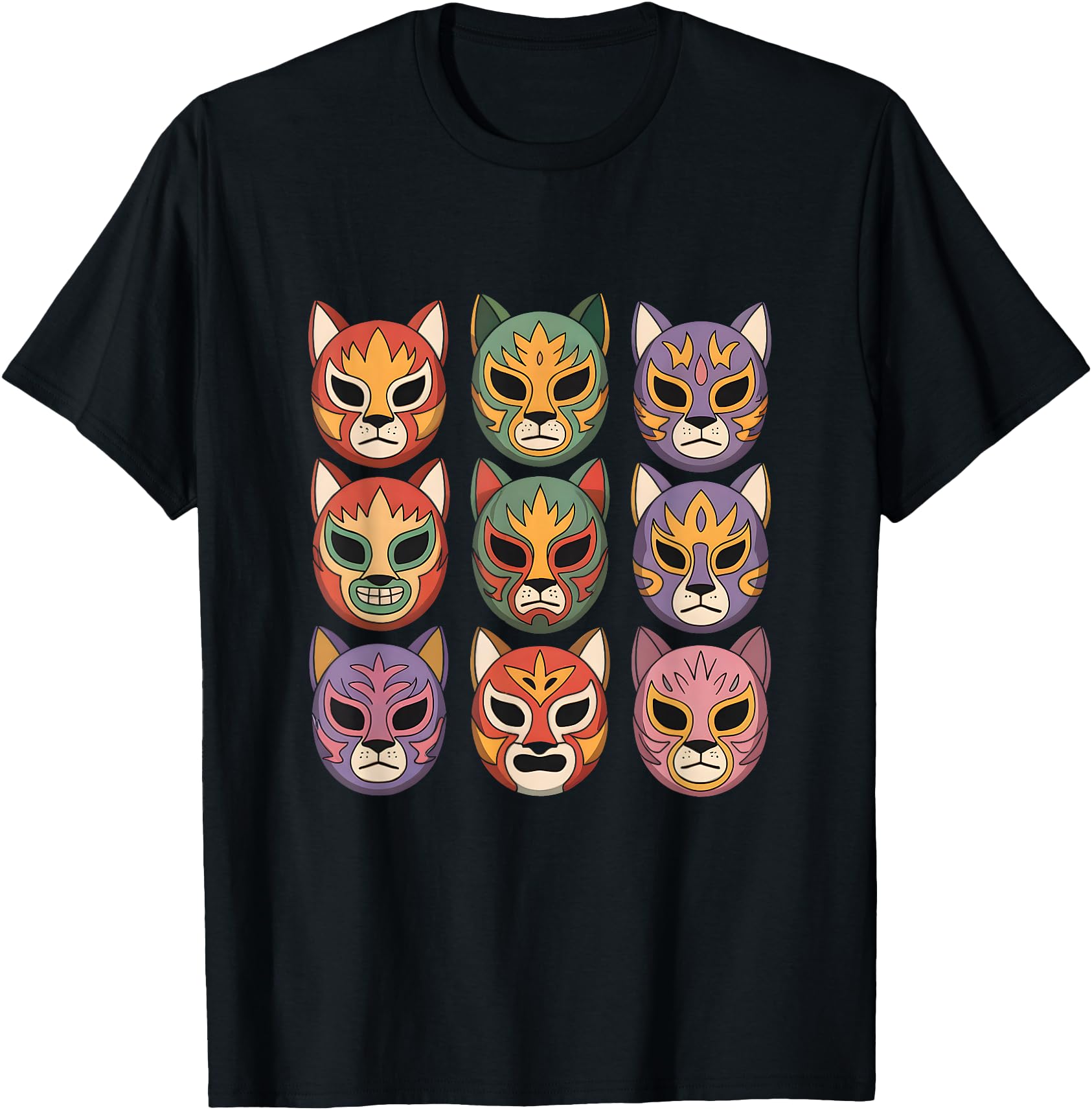 Lucha Libre Cat Mask Funny Luchador Mask Gato
