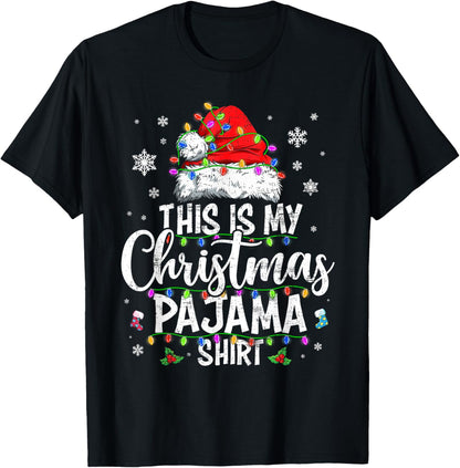 This Is My Christmas Pajama Shirt Xmas Pajama Men Women Kids
