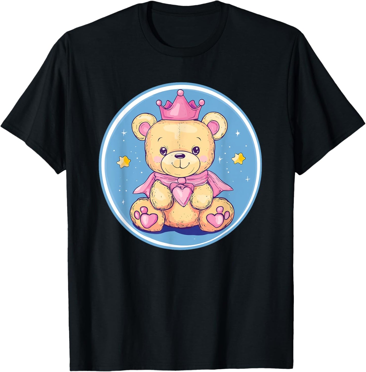 Adorable Teddy Bear Princess Crown Magic
