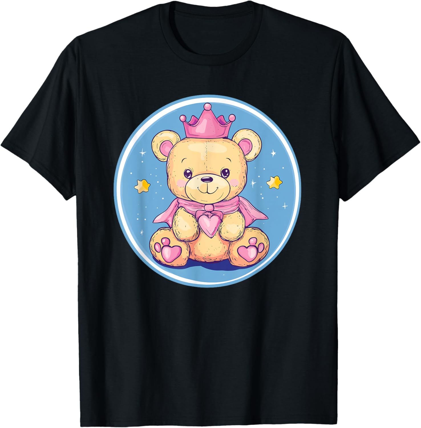 Adorable Teddy Bear Princess Crown Magic