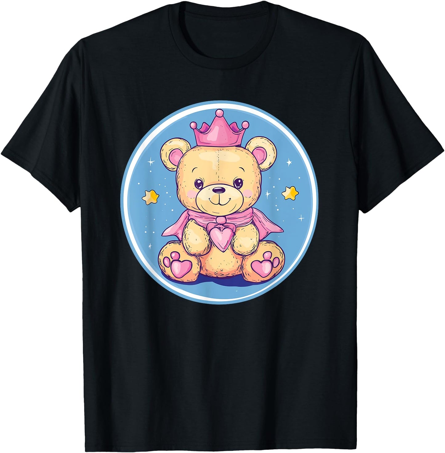 Adorable Teddy Bear Princess Crown Magic