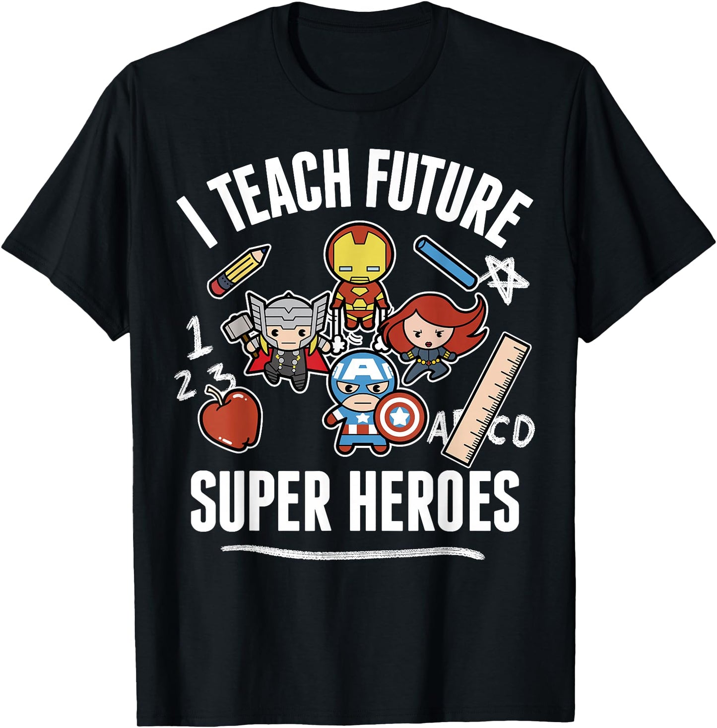 Marvel Avengers Classic I Teach Super Heroes Graphic