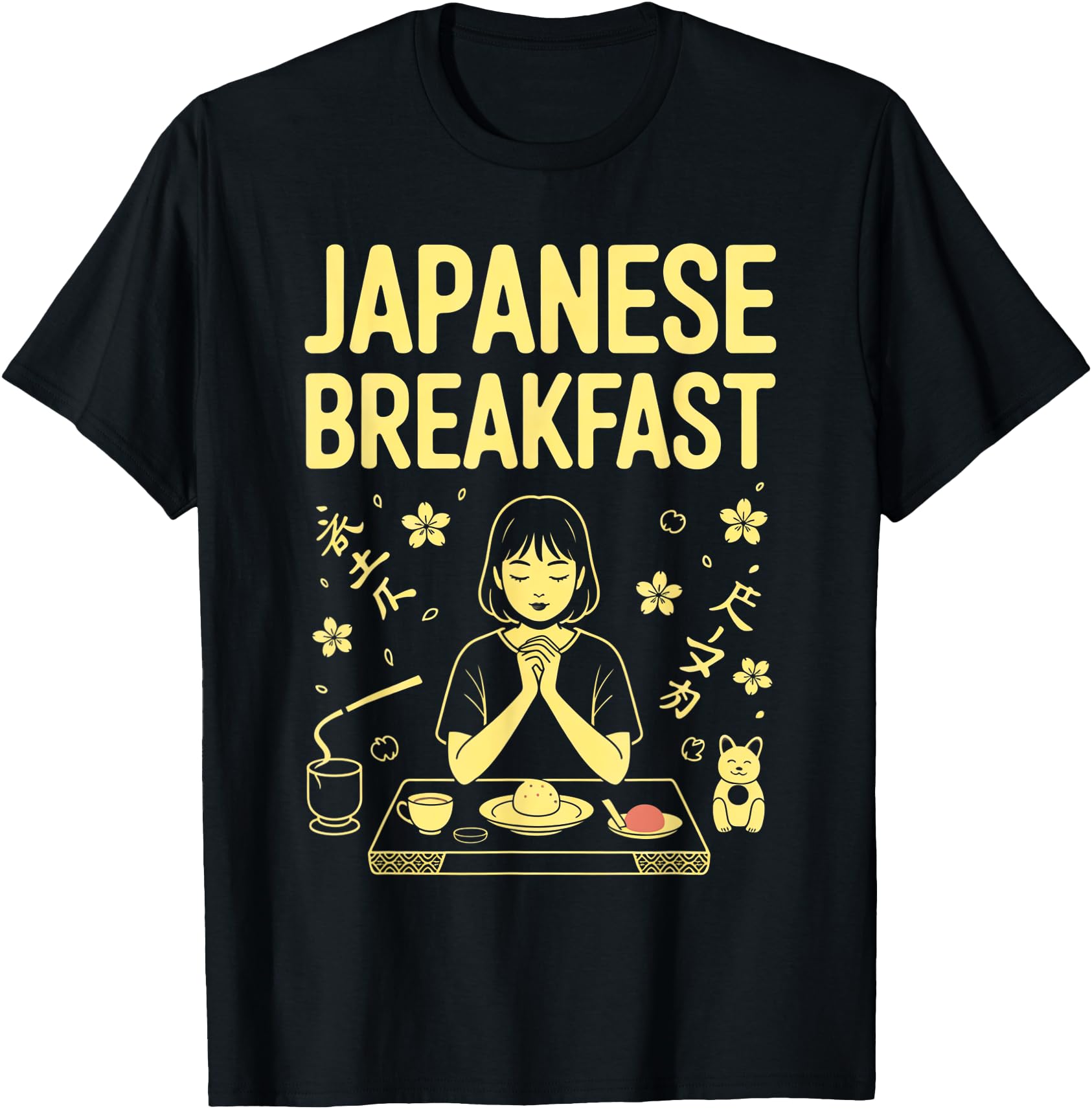 Japanese Breakfast Zen Morning Miso Rice Tea Graphic Art