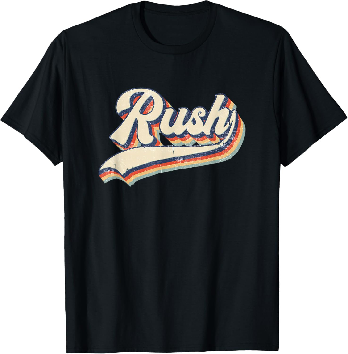 Rush Surname Vintage Retro Gift Men Women Boy Girl