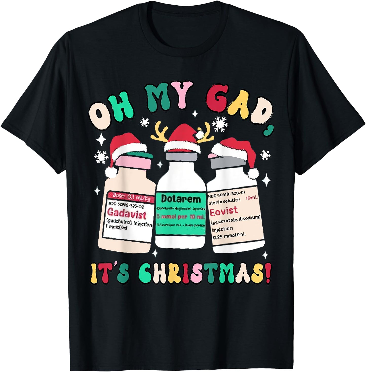 Funny Mri Tech Christmas Outfits, Oh My Gad It's Christmas