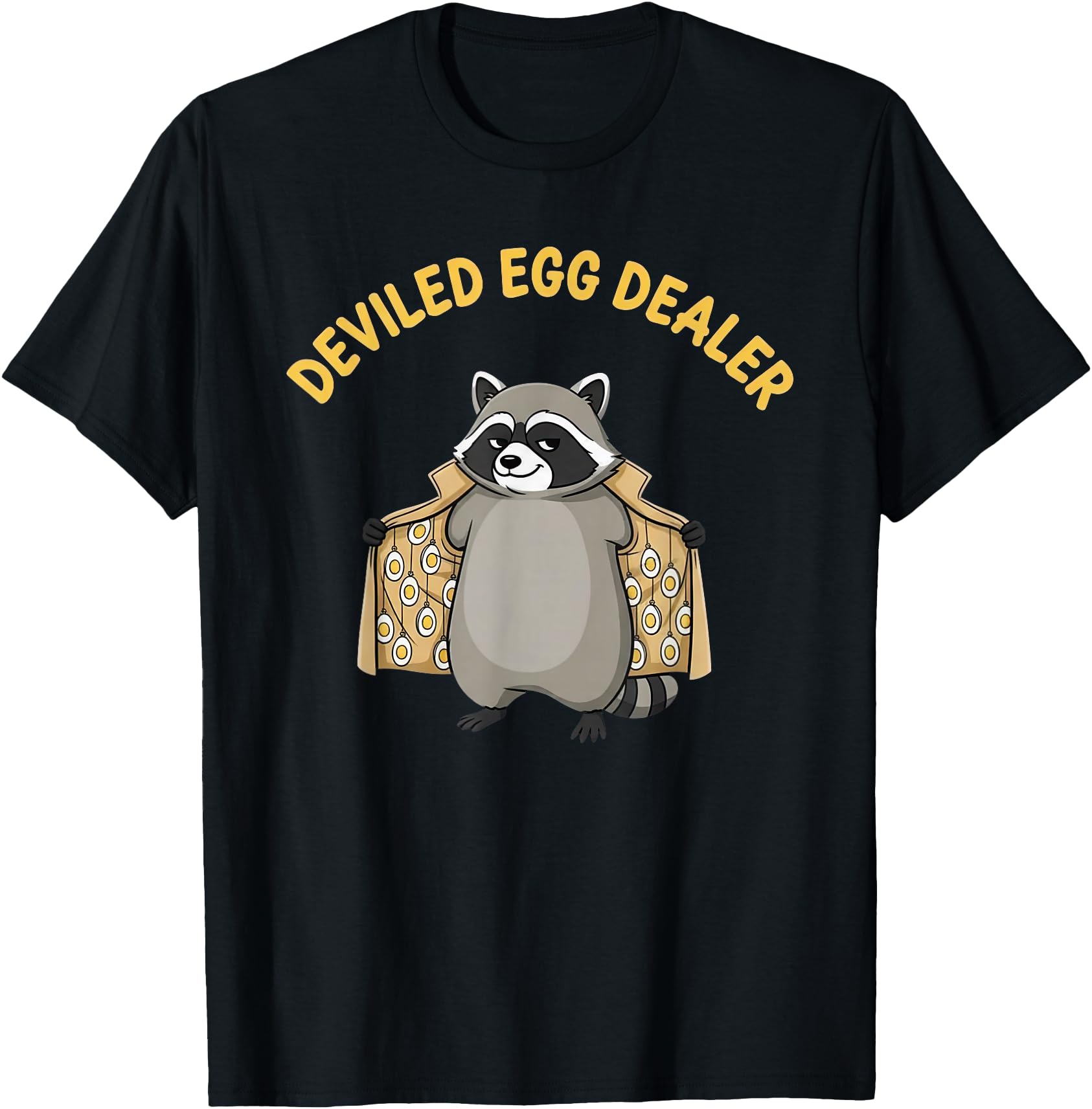Funny Raccoon Deviled Egg Dealer Trench Coat