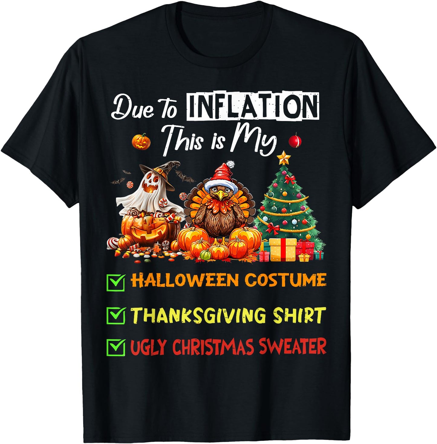 Due to Inflation This is My Halloween Thanksgiving Christmas