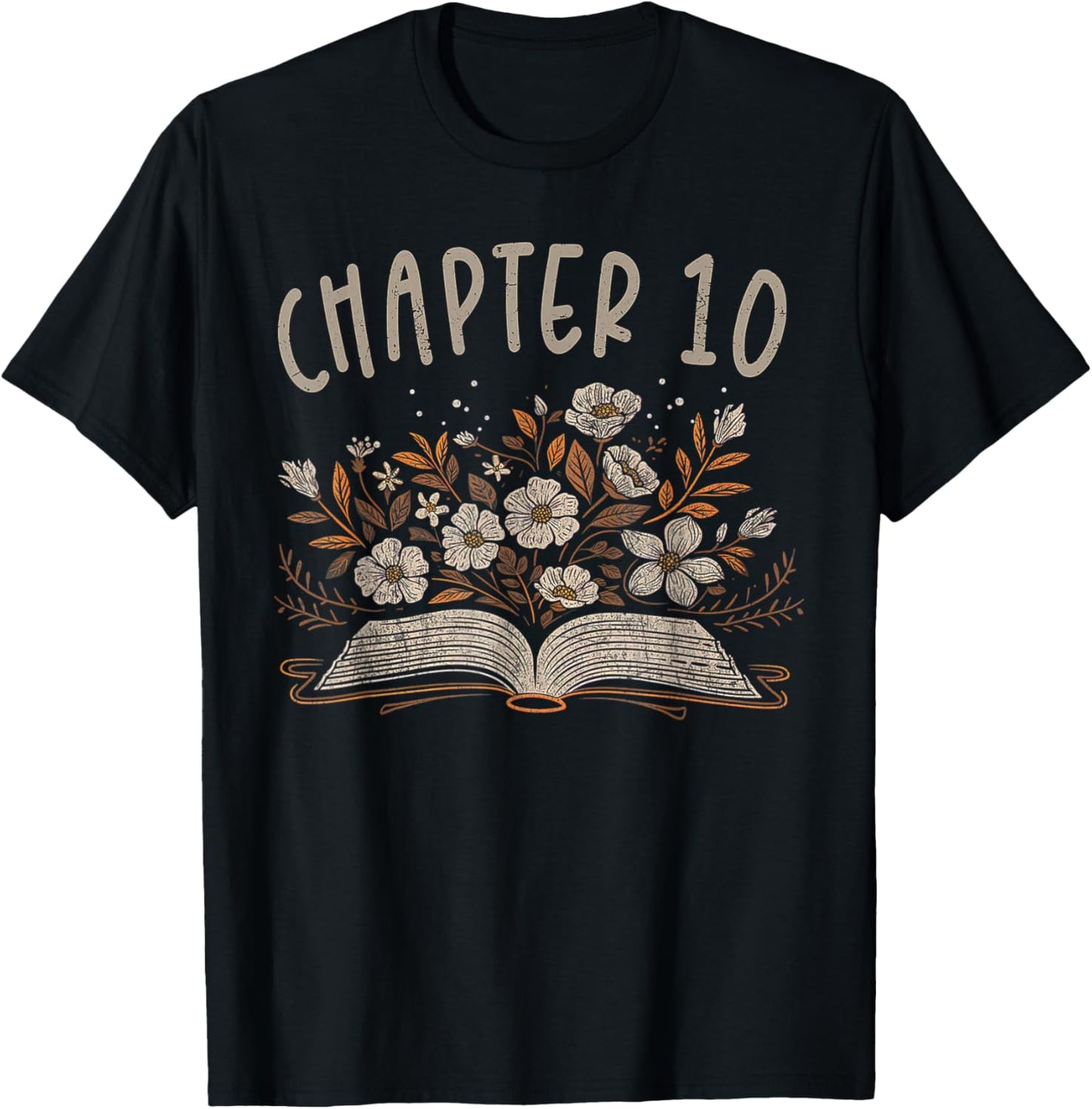 Chapter 10th Birthday Bookworm 10 Years Old For Book Lovers T-Shirt