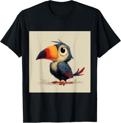 Sweet, Playful, Overly Cute Chibi Style Cute Toucan