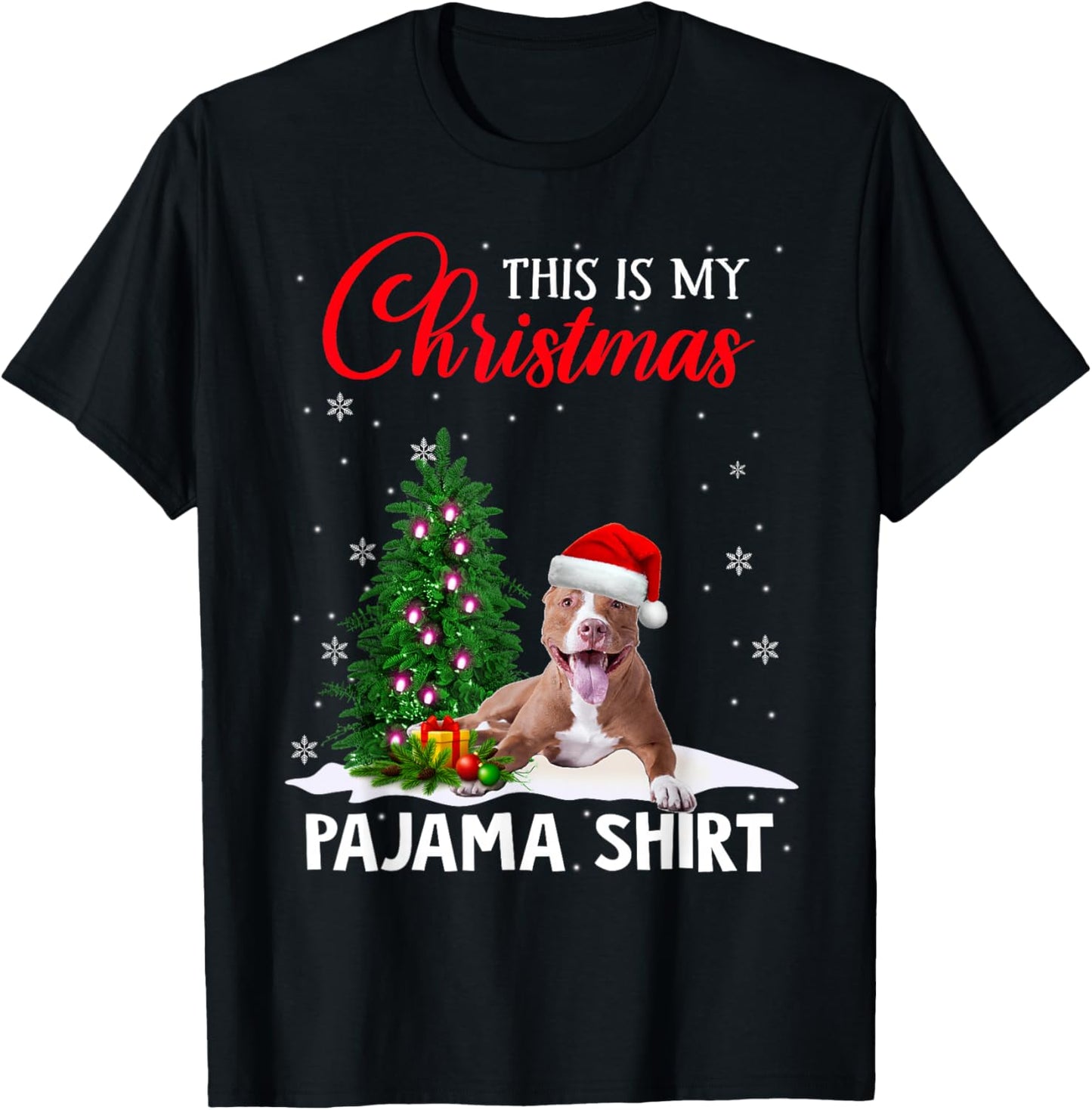 This Is My Christmas Pajama Shirt Pitbull Christmas Dog