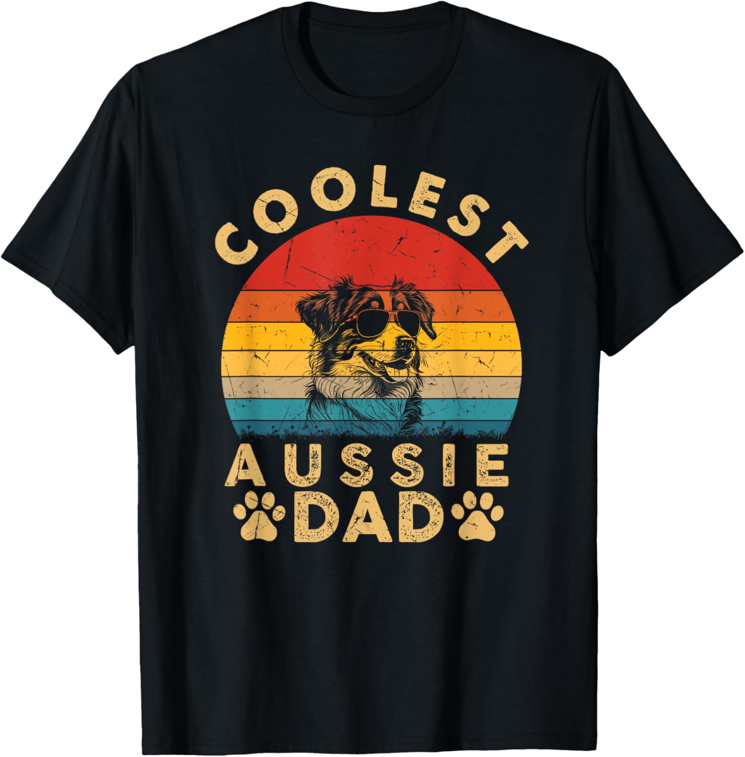 Coolest Aussie Dad Gifts for Men Vintage Aussie Dog Dad Xmas