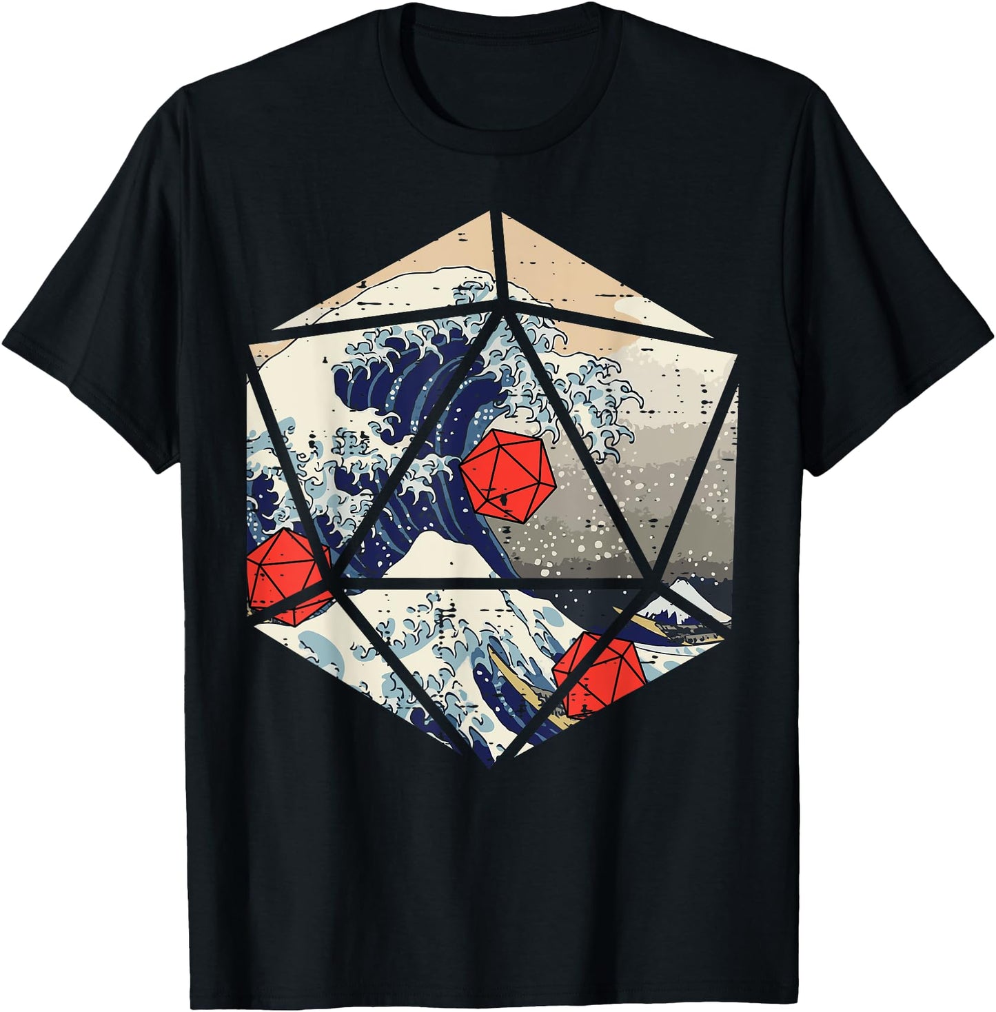 RPG Japanese Great Wave Gamer Men Boys