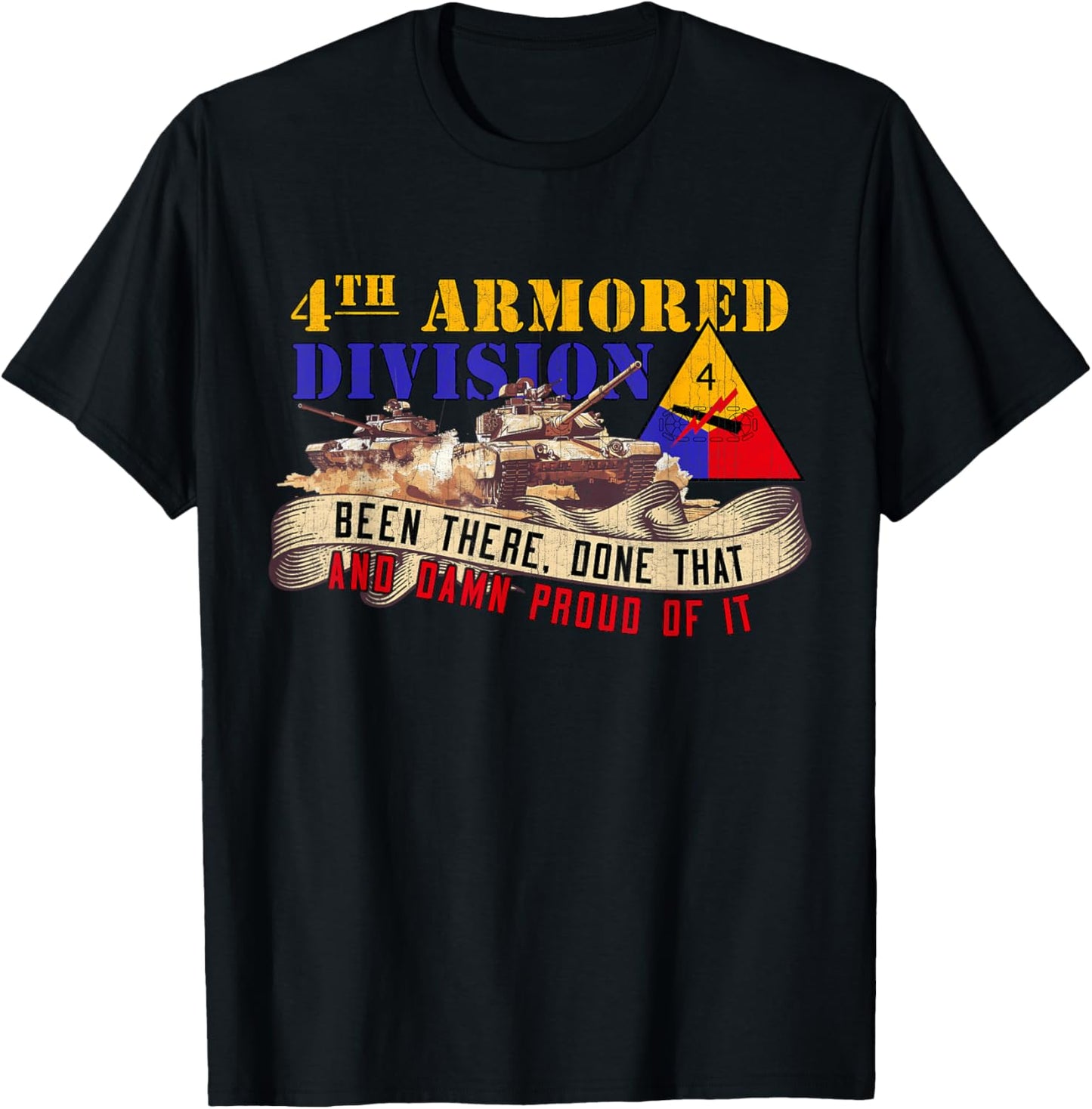 4th Armored Division 4th AD Breakthrough Veteran Day Gifts T-Shirt