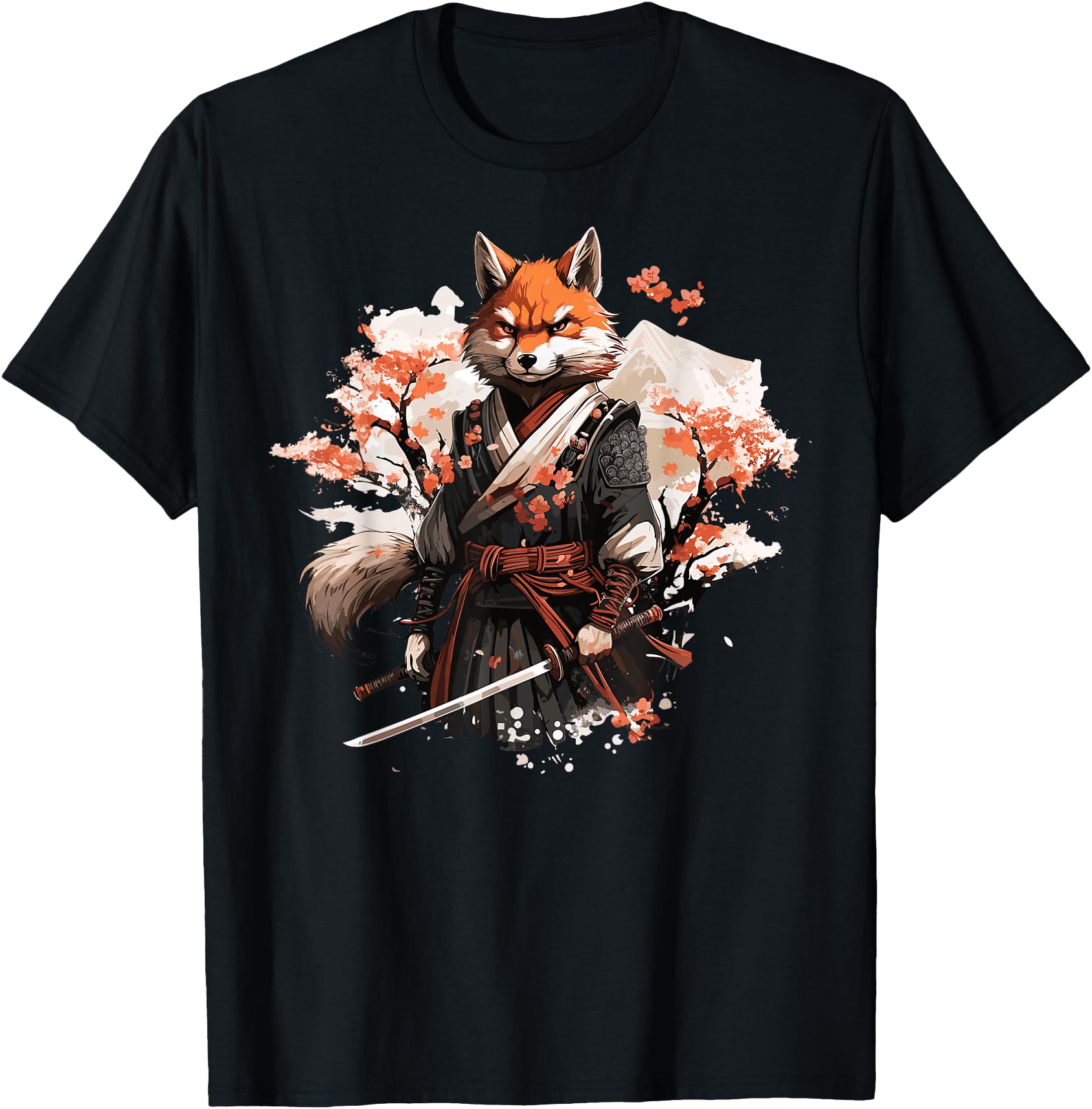 Samurai Fox Warrior Japanese Ninja Fox Kawaii
