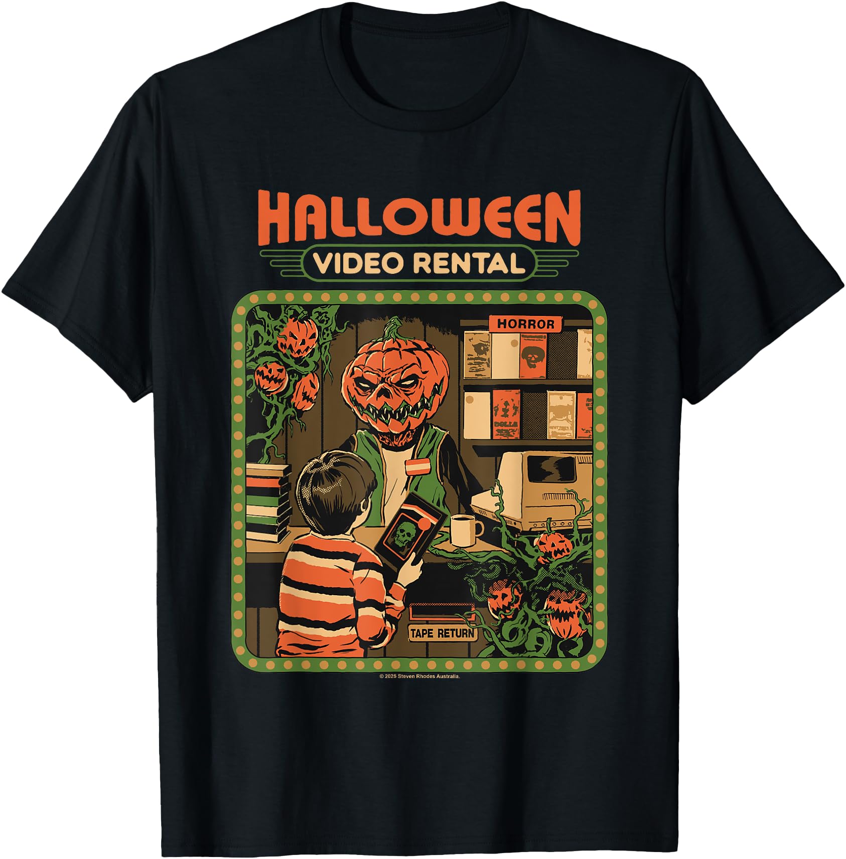 Video Rental Halloween Sarcastic Vintage Funny Adult Humor