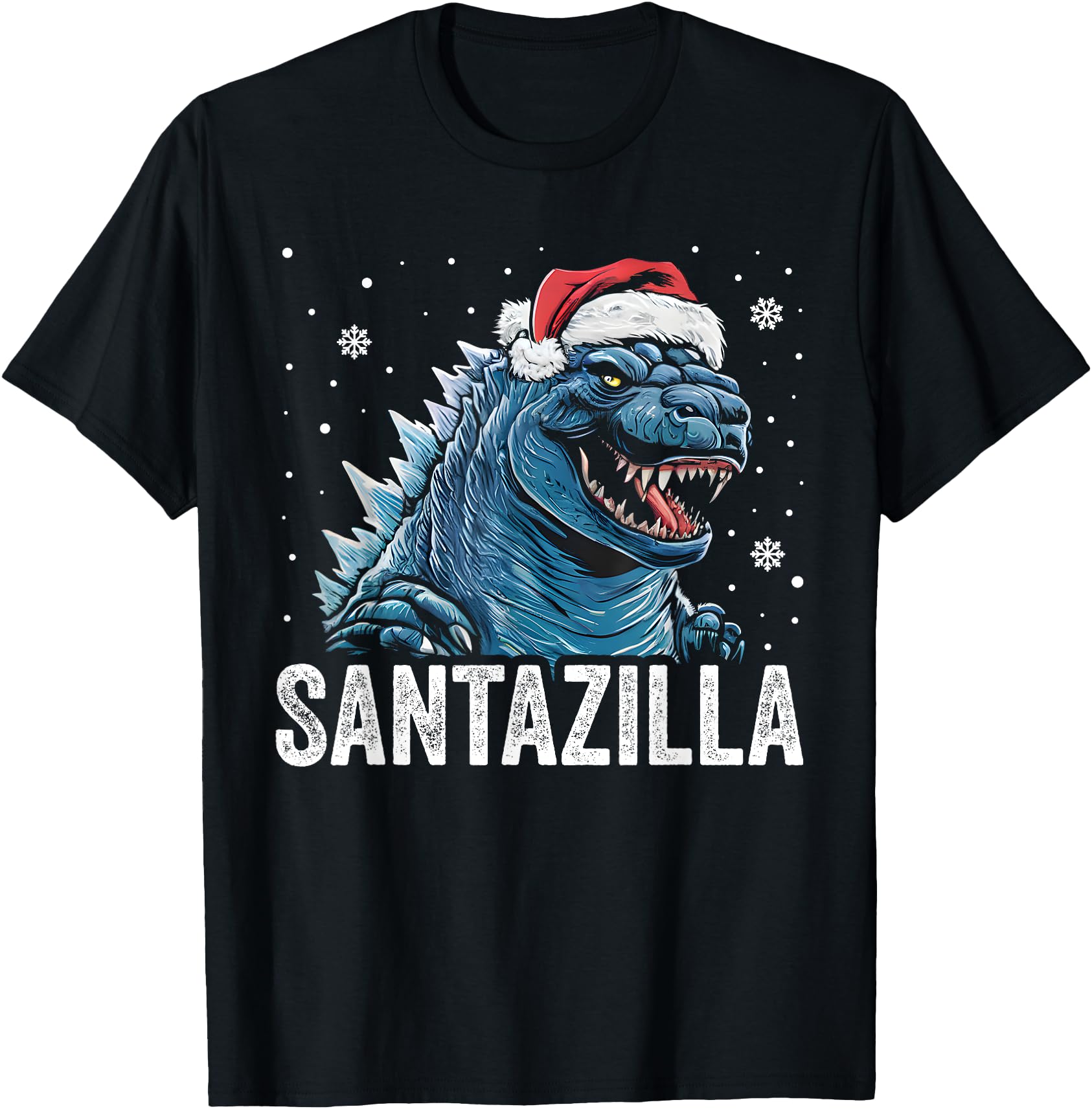 Santazilla Japanese Monster Kaiju Christmas Party