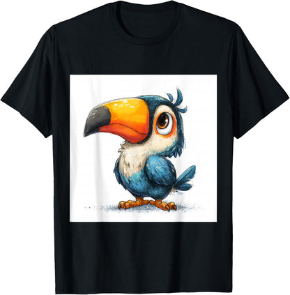 Sweet, Playful, Overly Cute Chibi Style Cute Toucan