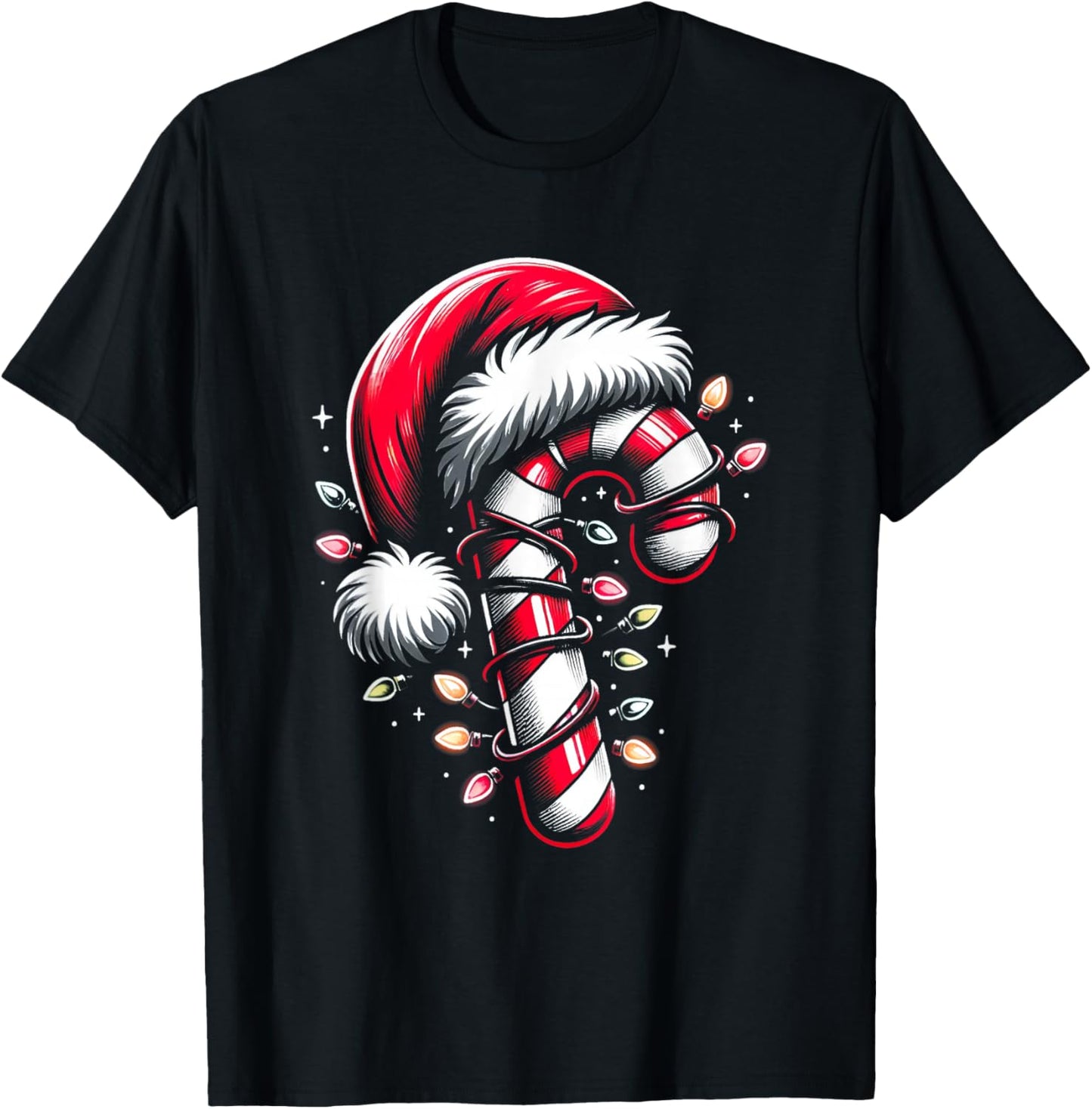 Candy Cane Crew Christmas Lights Family Matching Xmas