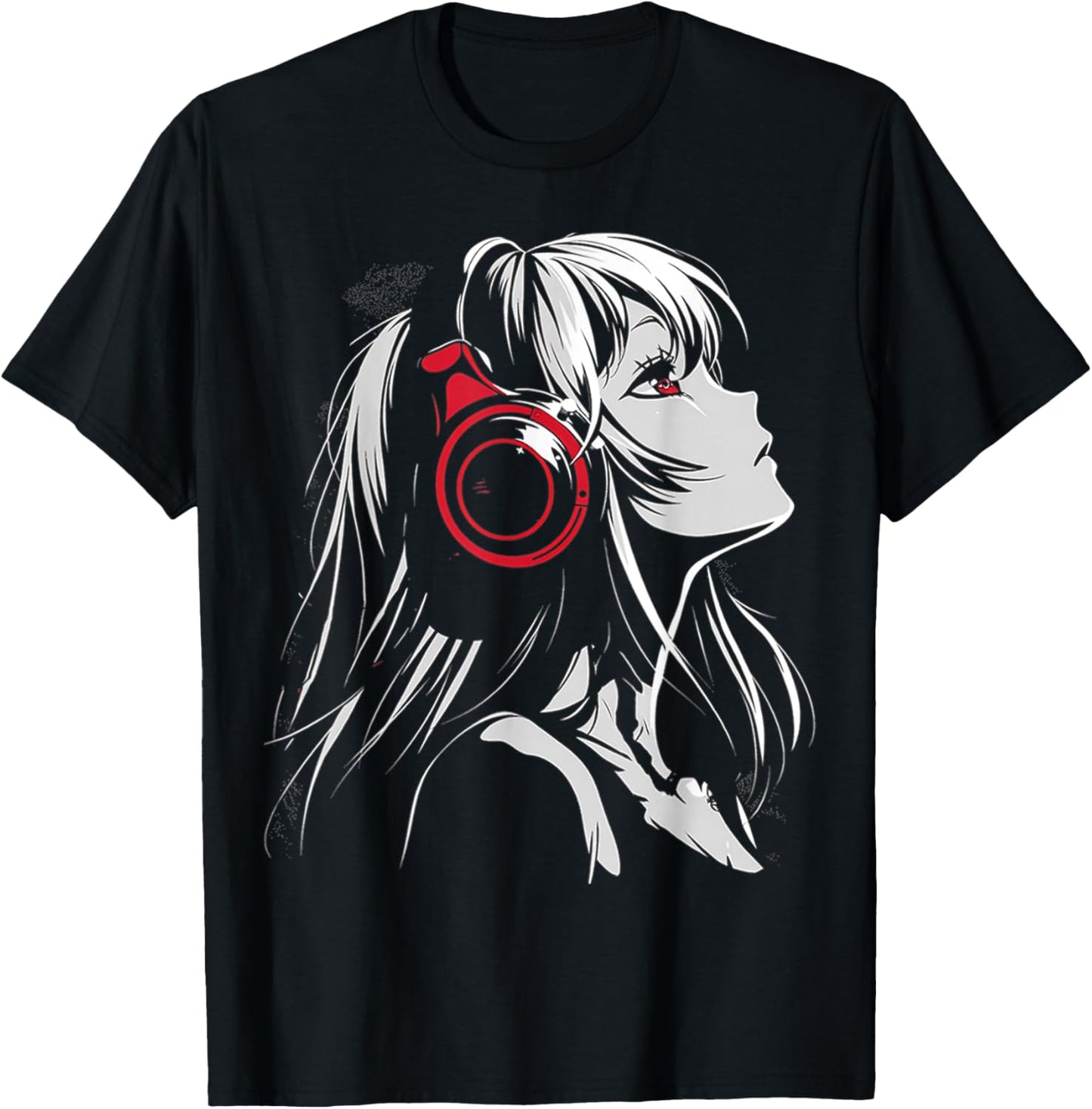 Anime Manga Motif Headphone Artwork Anime