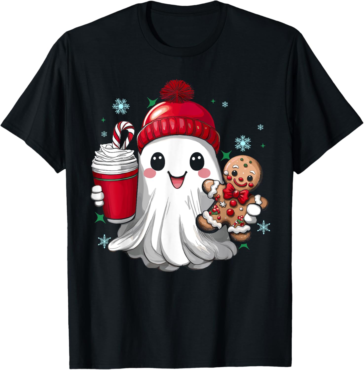 Cute Christmas Ghost Boujee Merry Christmas Gifts Women Kids