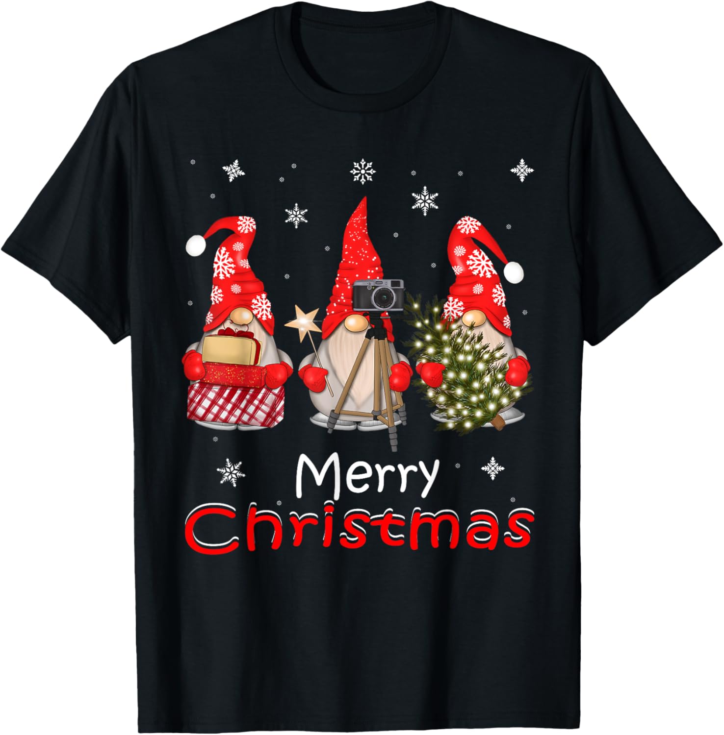Gnome Family Christmas Shirts for Women Men - Gnomies Xmas