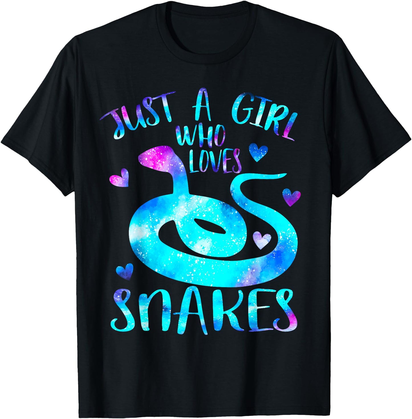 Just a Girl Who Loves Snakes Theme Cute Snake Lover Galaxy