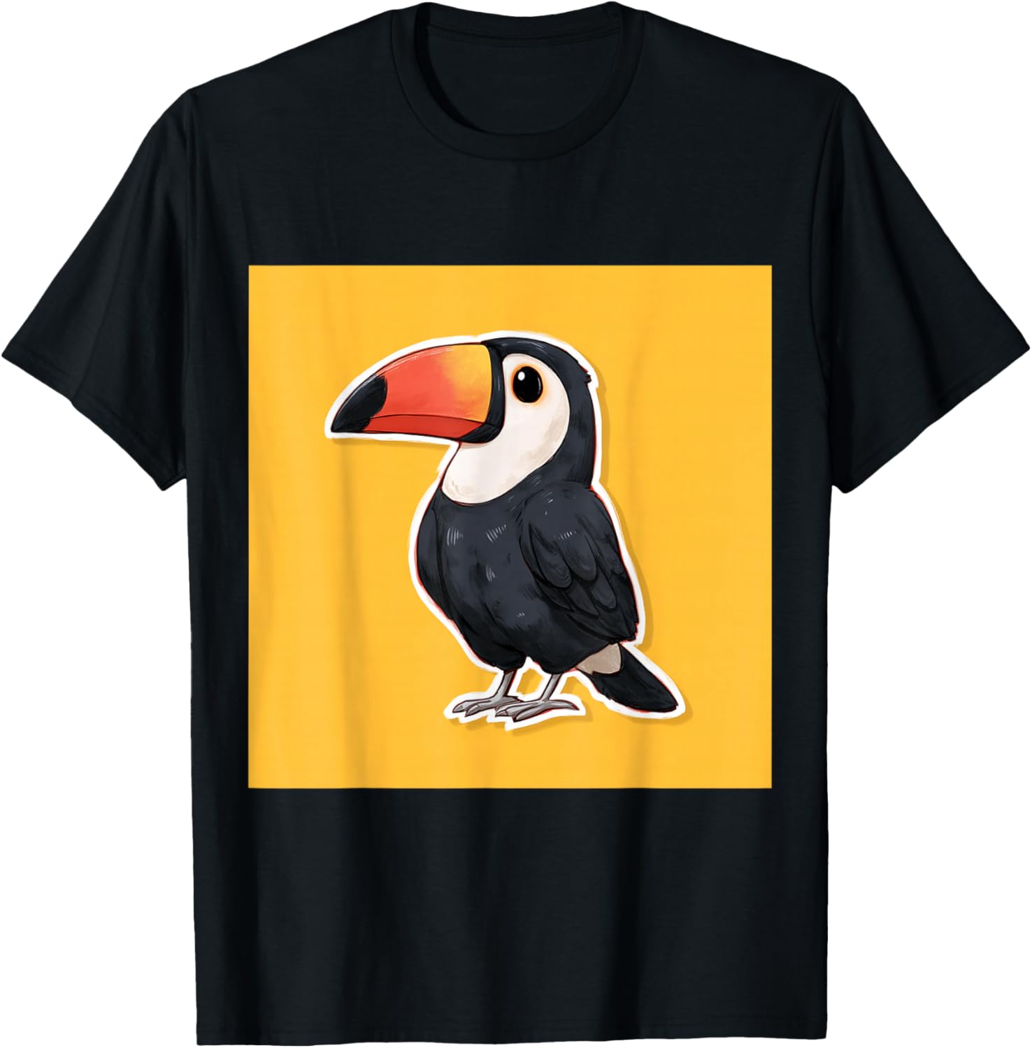Sweet, Playful, Overly Cute Chibi Style Cute Toucan