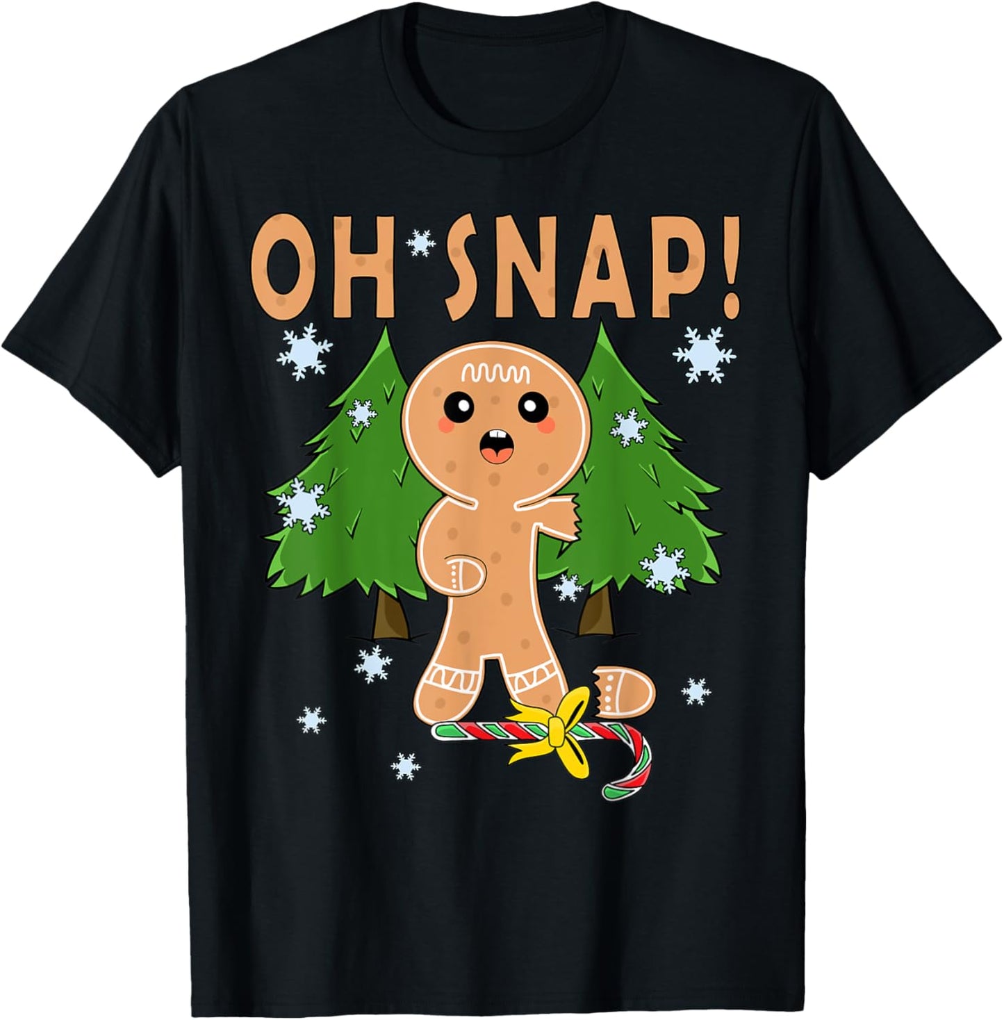 Oh Snap Broken Gingerbread Man Baking Christmas Funny