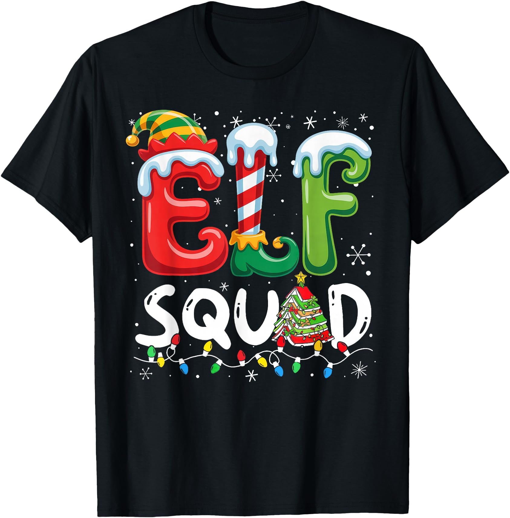 ELF Squad Funny Christmas ELF Student Teacher Men Women