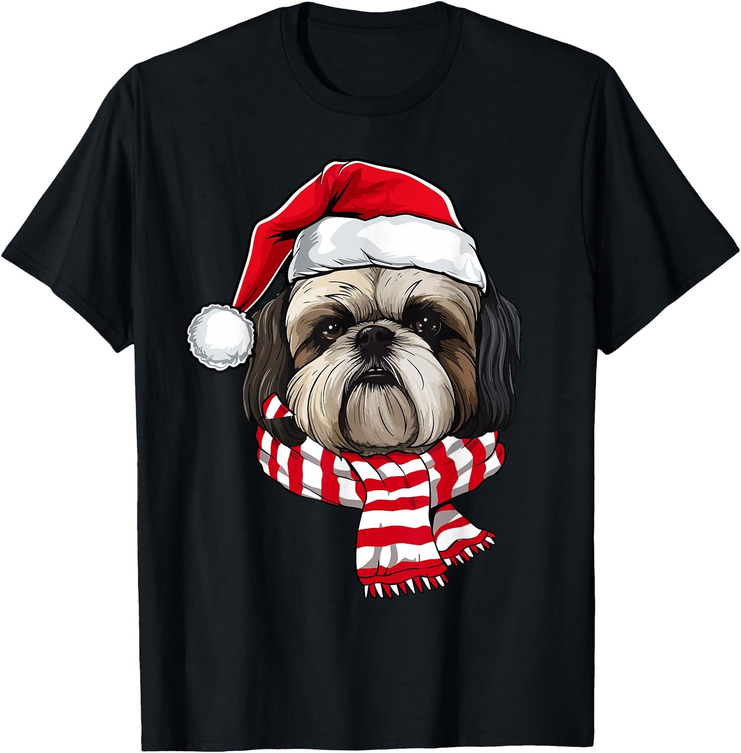 Santa Shih Tzu Christmas Dog Lover Men Women