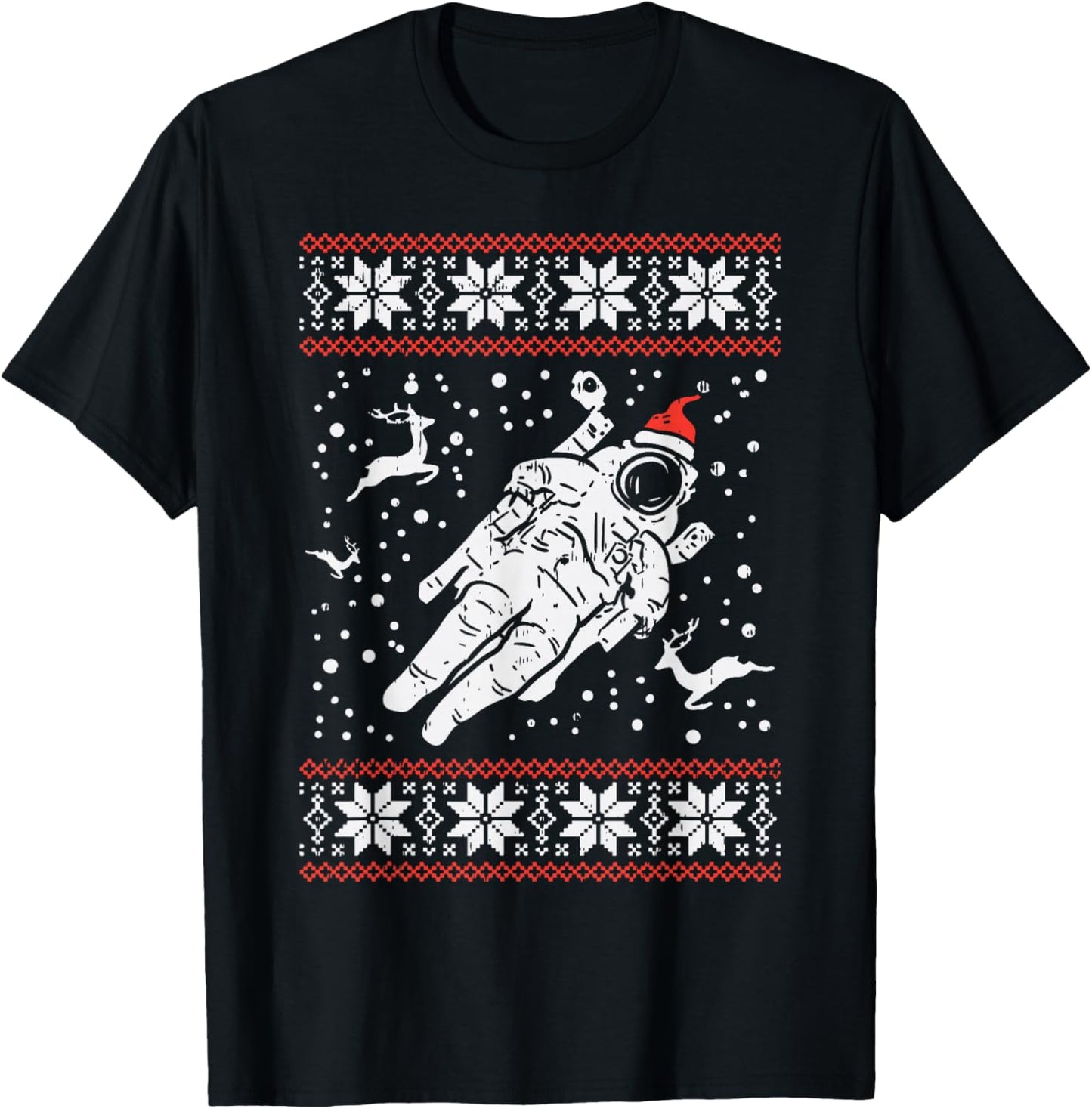 Astronaut Ugly Christmas Sweater Xmas Space Lover Boys PJ