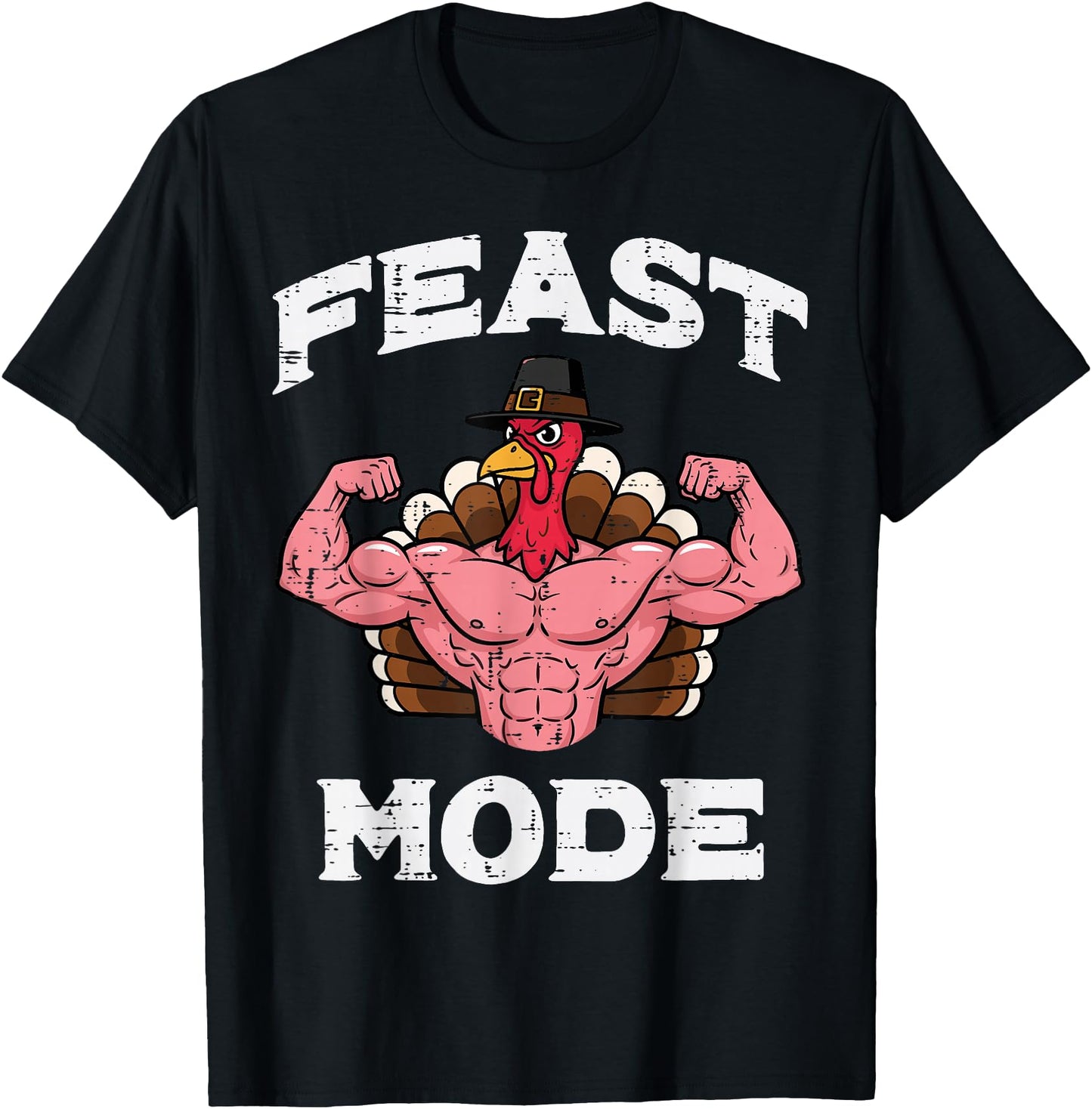 Thanksgiving Buff Turkey Feast Muscle Workout Gym Men