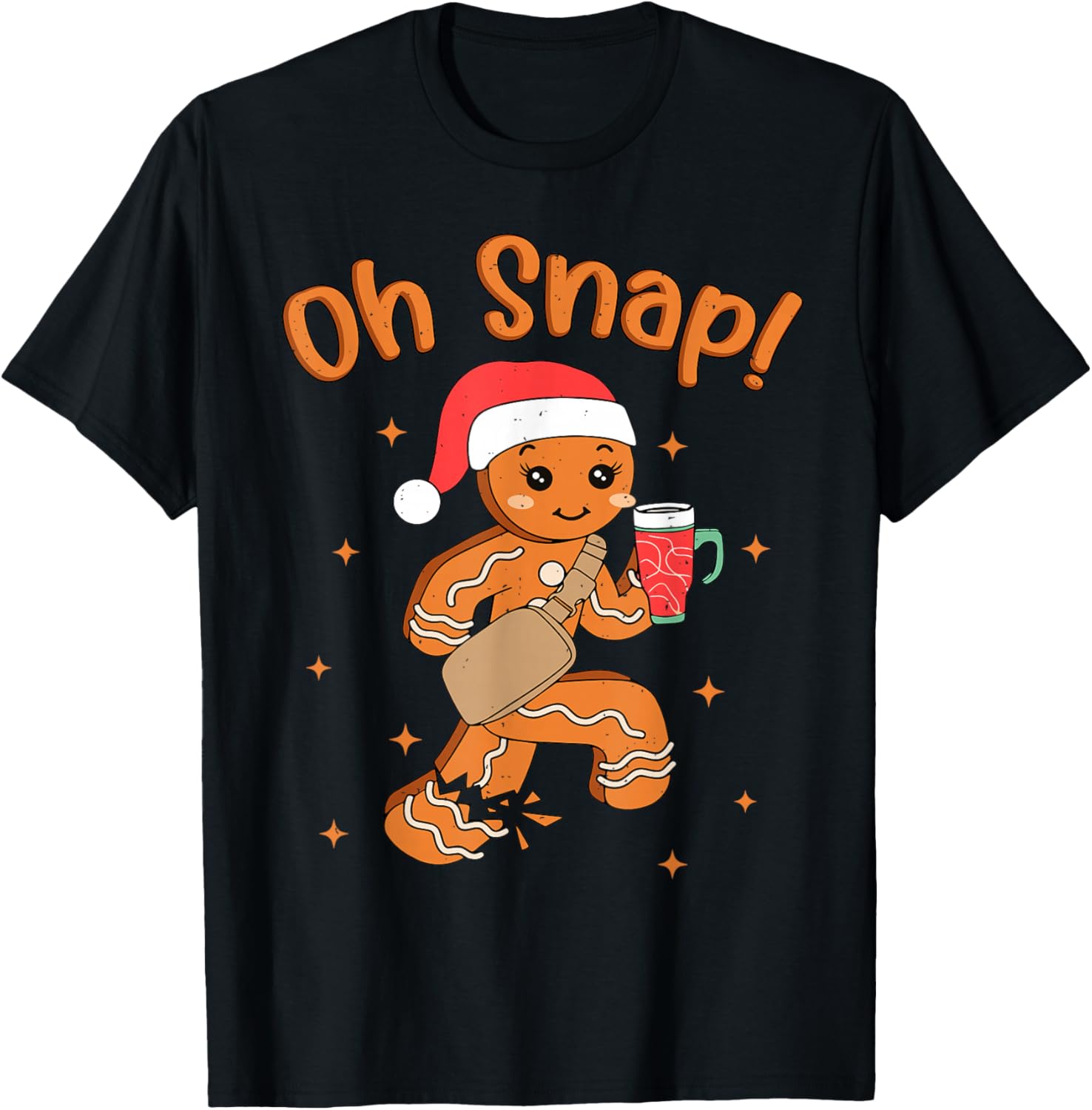 Oh Snap Gingerbread Man for Women Boys Girls Kids Christmas