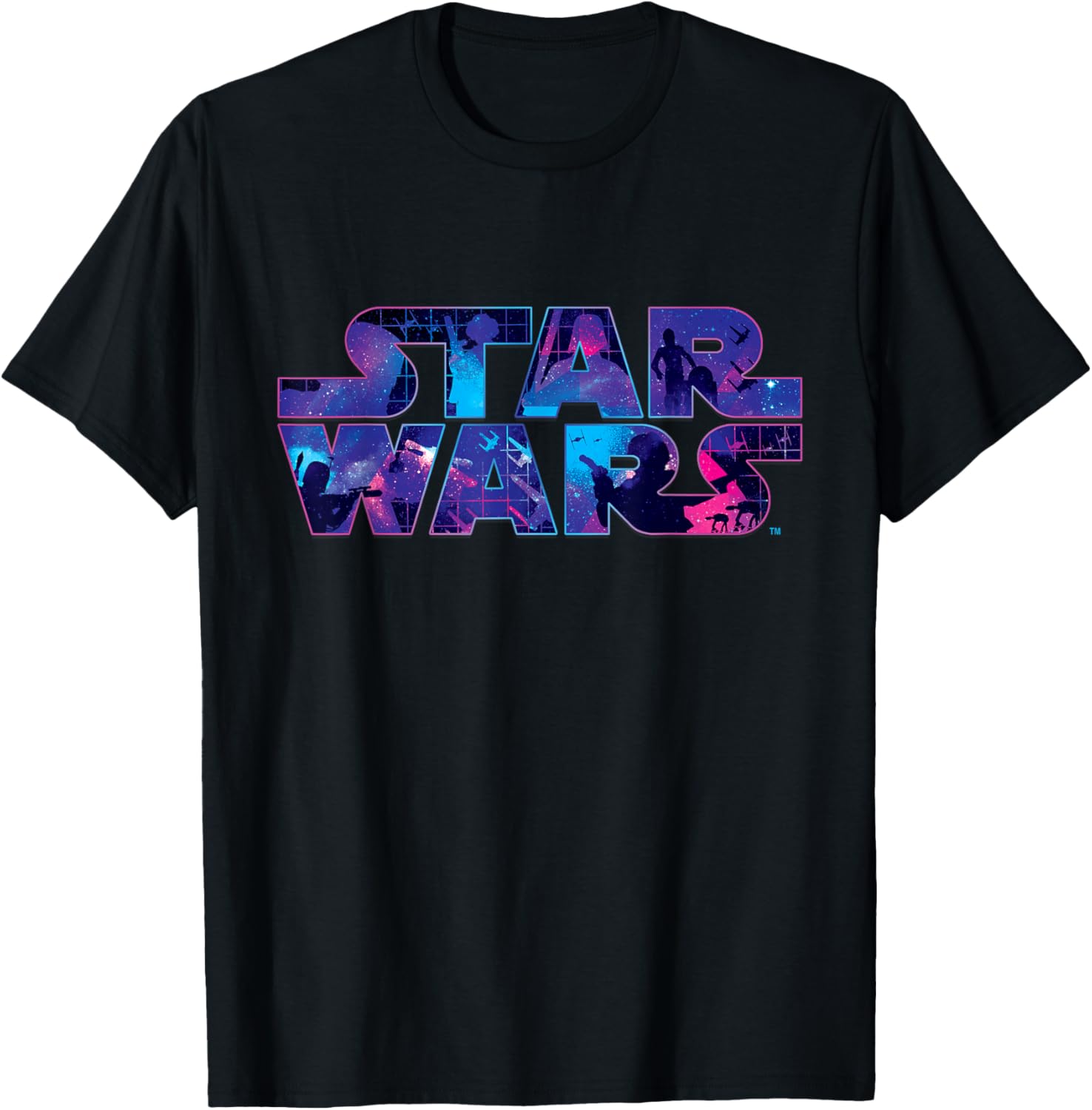 Star Wars Logo Retro 90s Galaxy