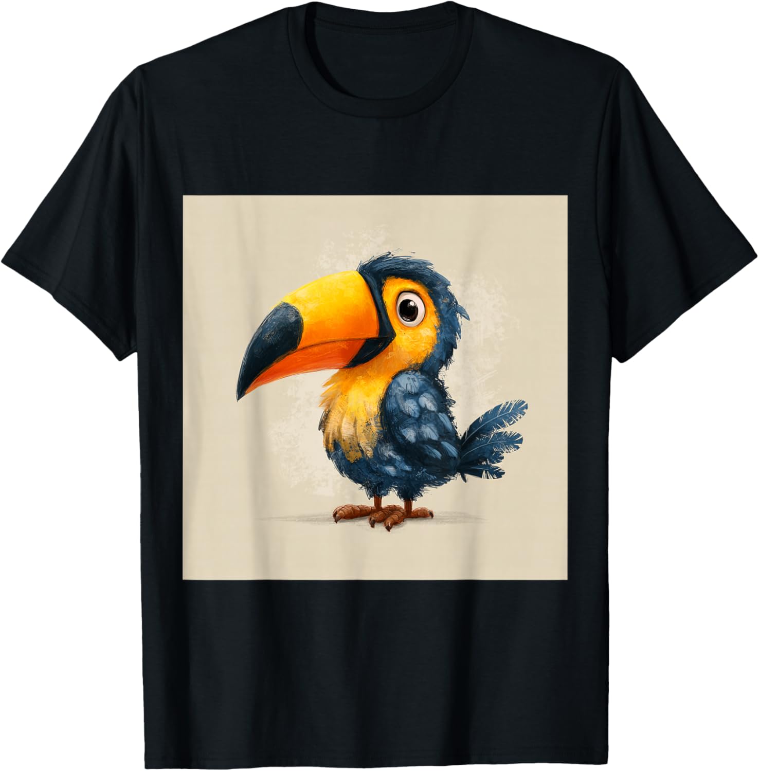 Sweet, Playful, Overly Cute Chibi Style Cute Toucan