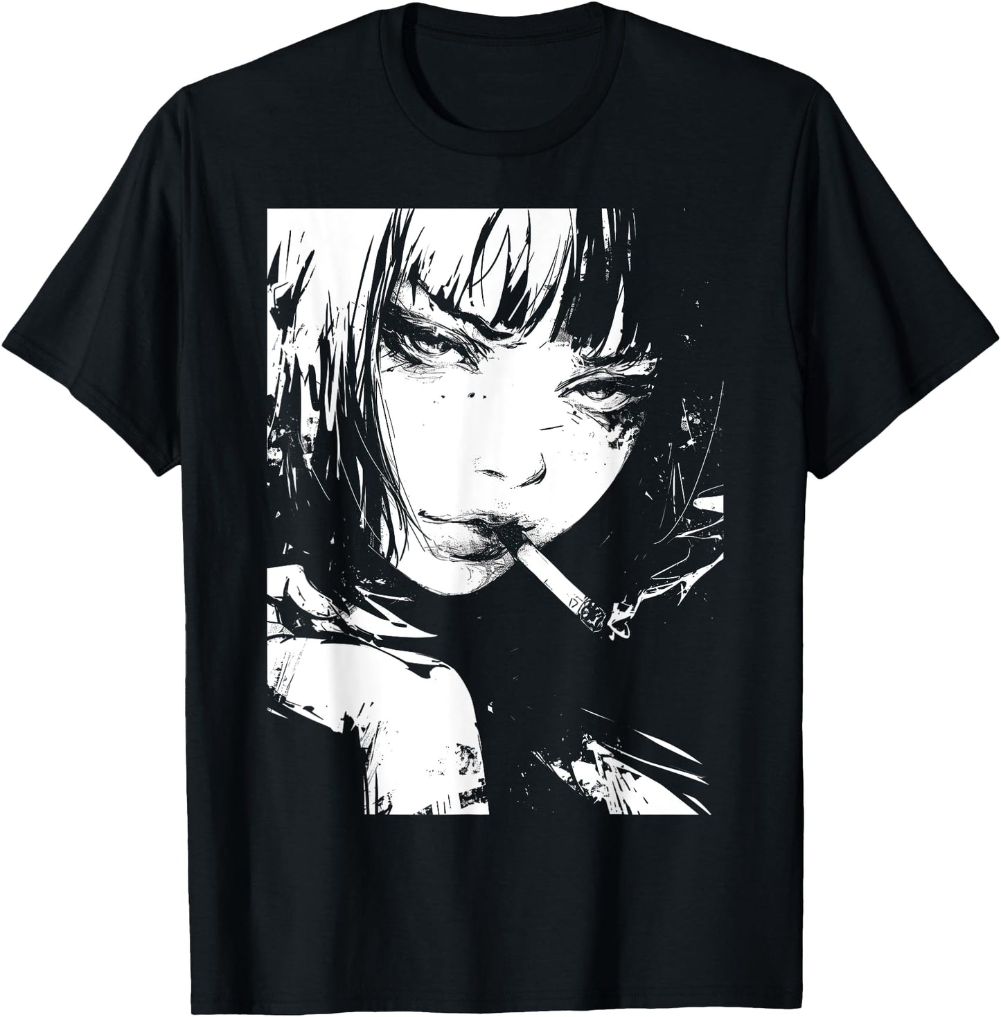 Soft Grunge Kawaii Anime Girl Smoking Waifu Otaku Japanese