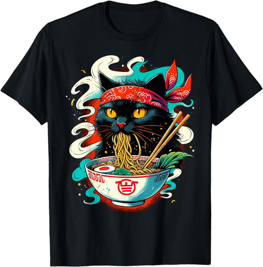 Cat Ramen Noodle Japanese Anime Kawaii Cat