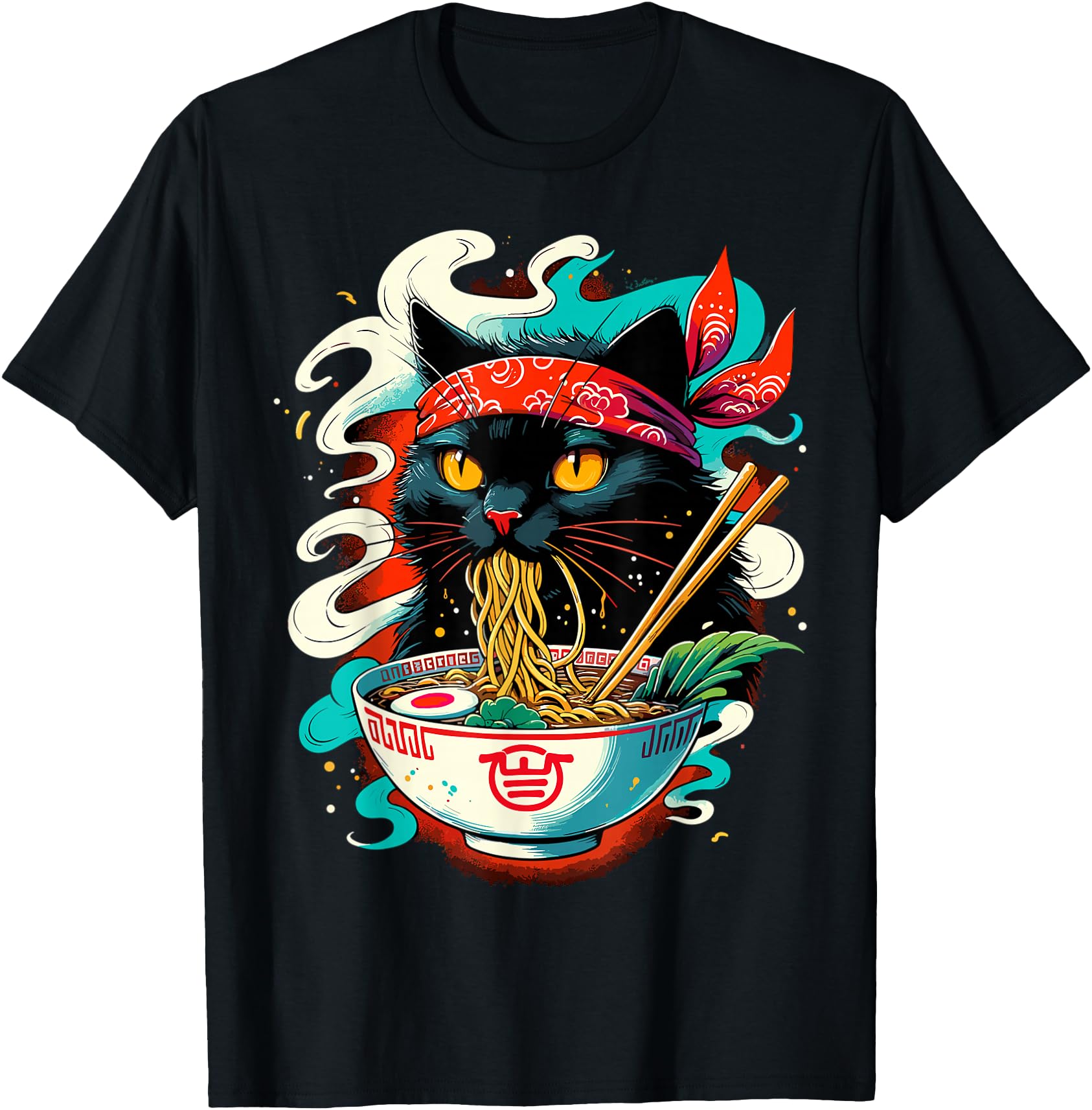 Cat Ramen Noodle Japanese Anime Kawaii Cat