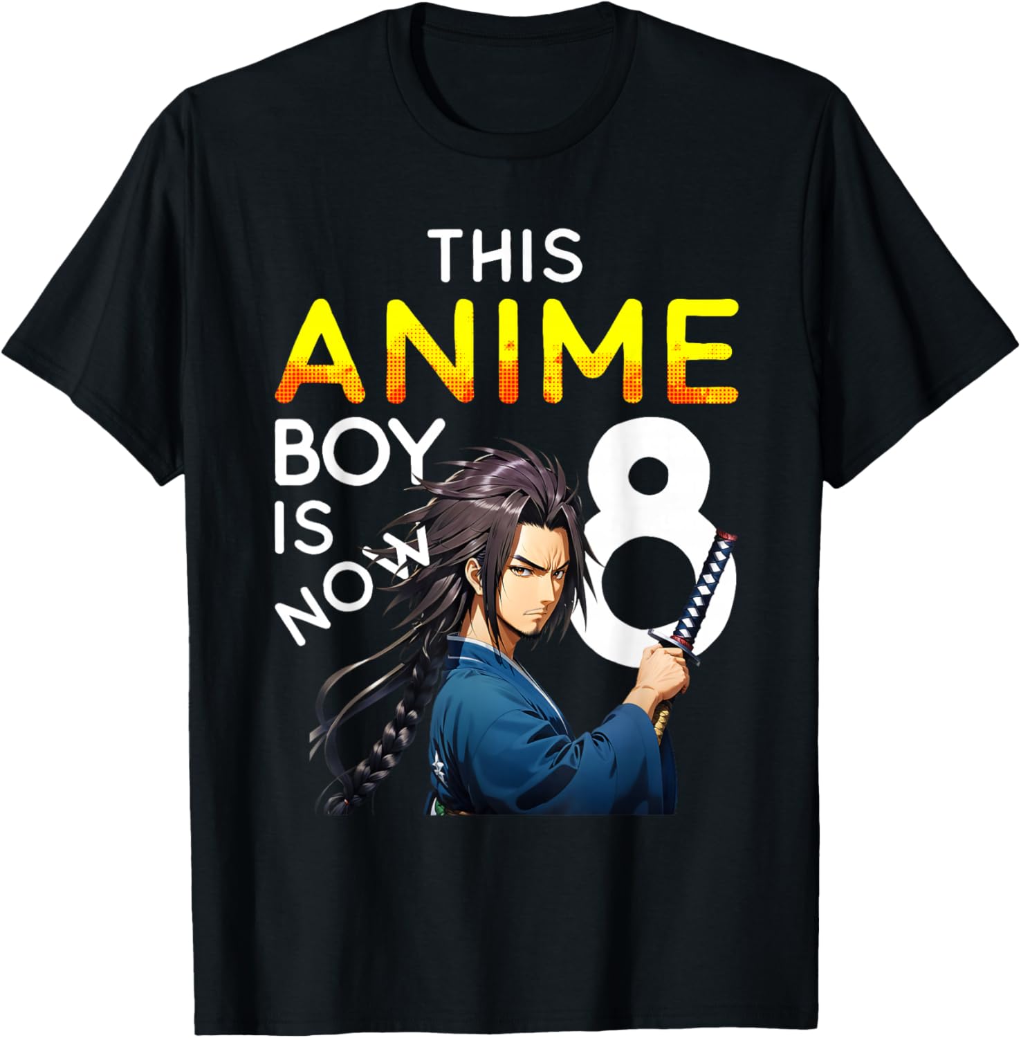 This Anime Boy Is Now 8 Years Old 8th Birthday Kawaii Kids