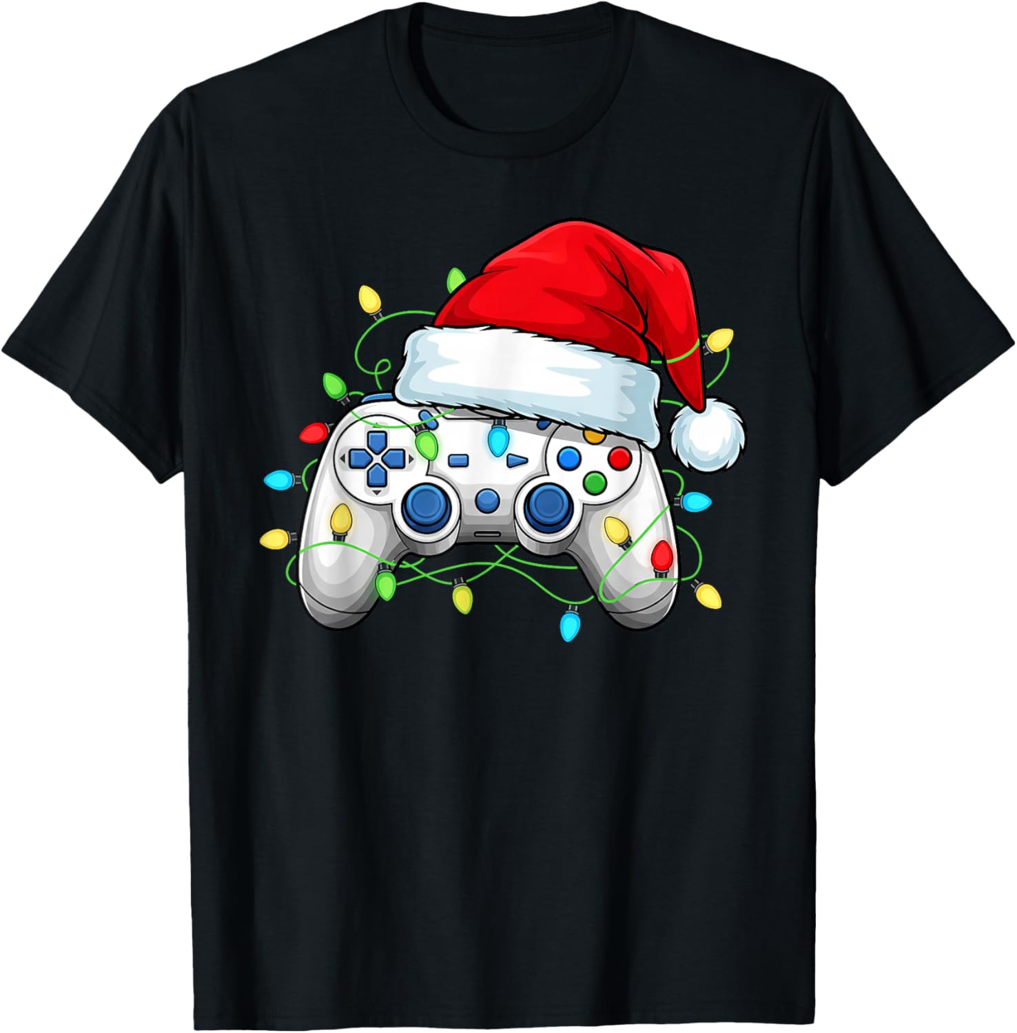 Video Game Controller Christmas Santa Hat Gamer Boys